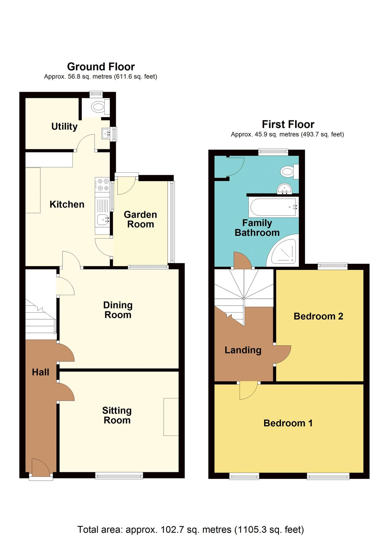 2 bed end terrace house for sale in Oak Terrace, Llanbradach