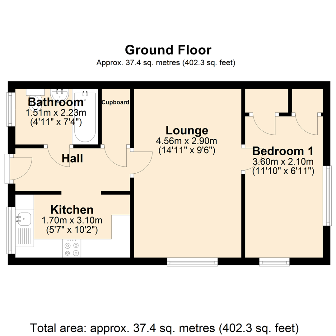 1 bed flat to rent in Haygarth, Knebworth SG3 Zoopla