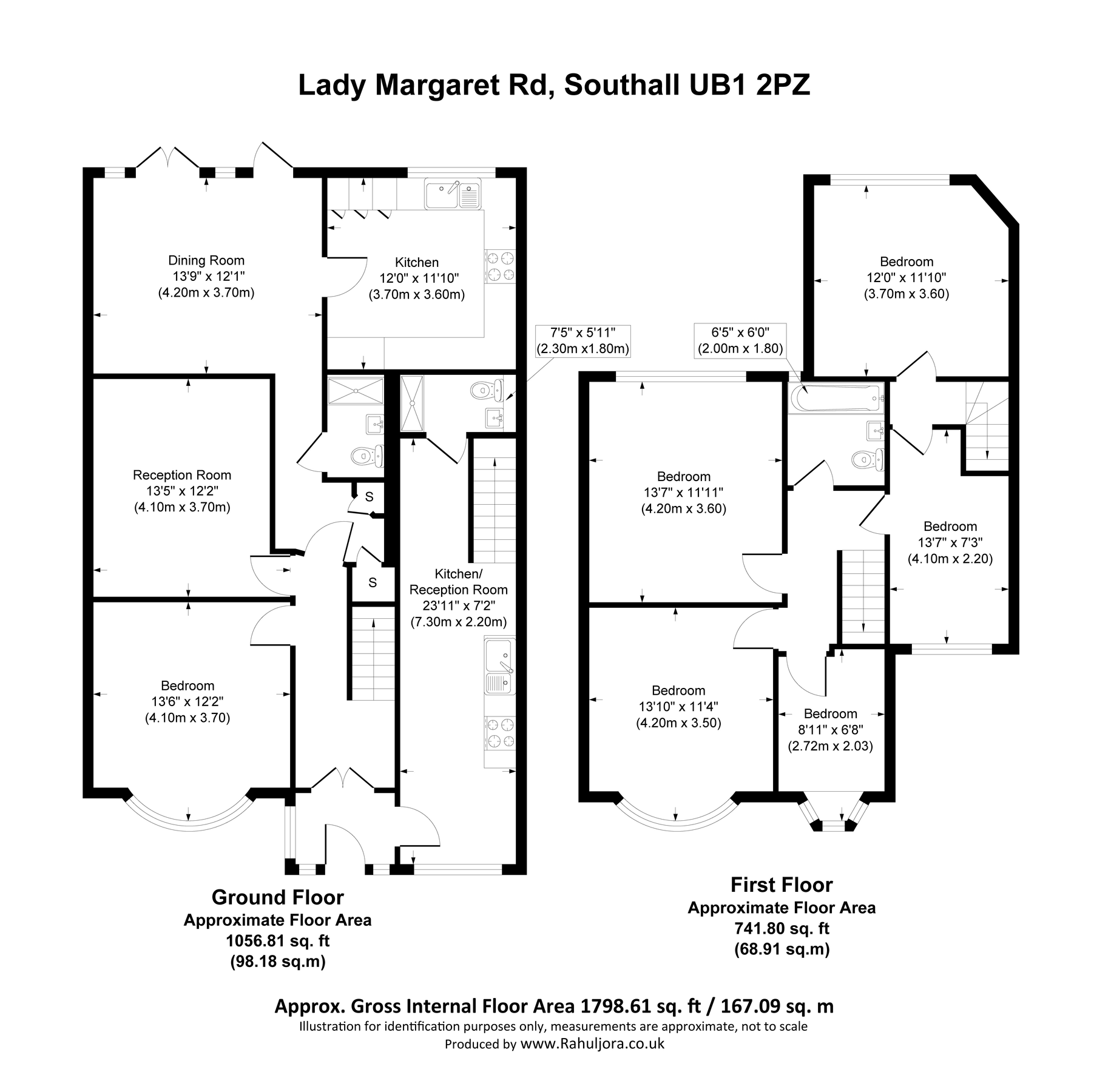 5 bed semidetached house for sale in Lady Margaret Road, Southall UB1