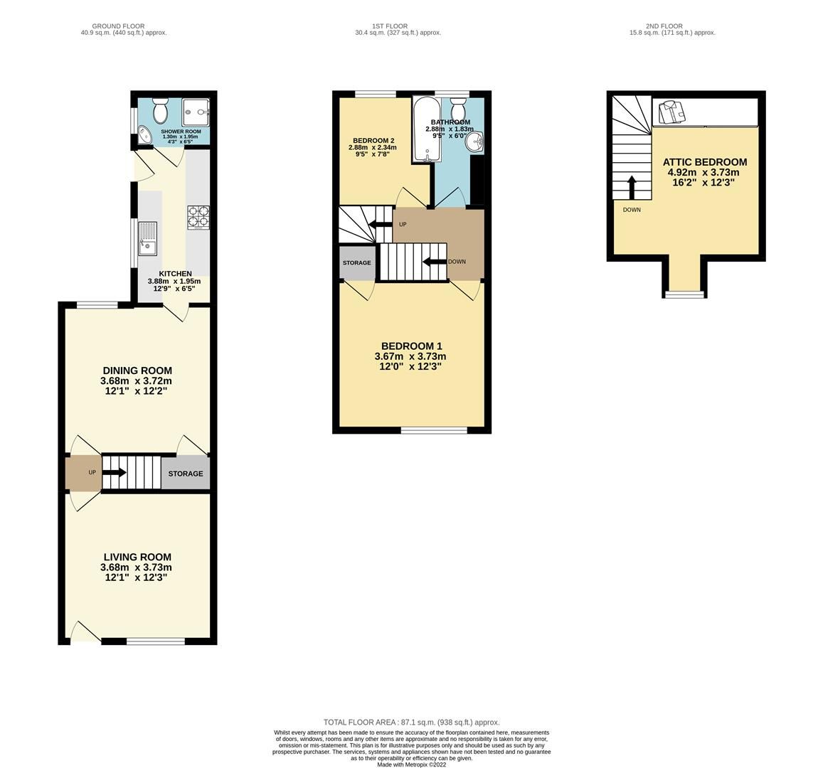 3 bed terraced house for sale in Creswell Road, Clowne, Chesterfield
