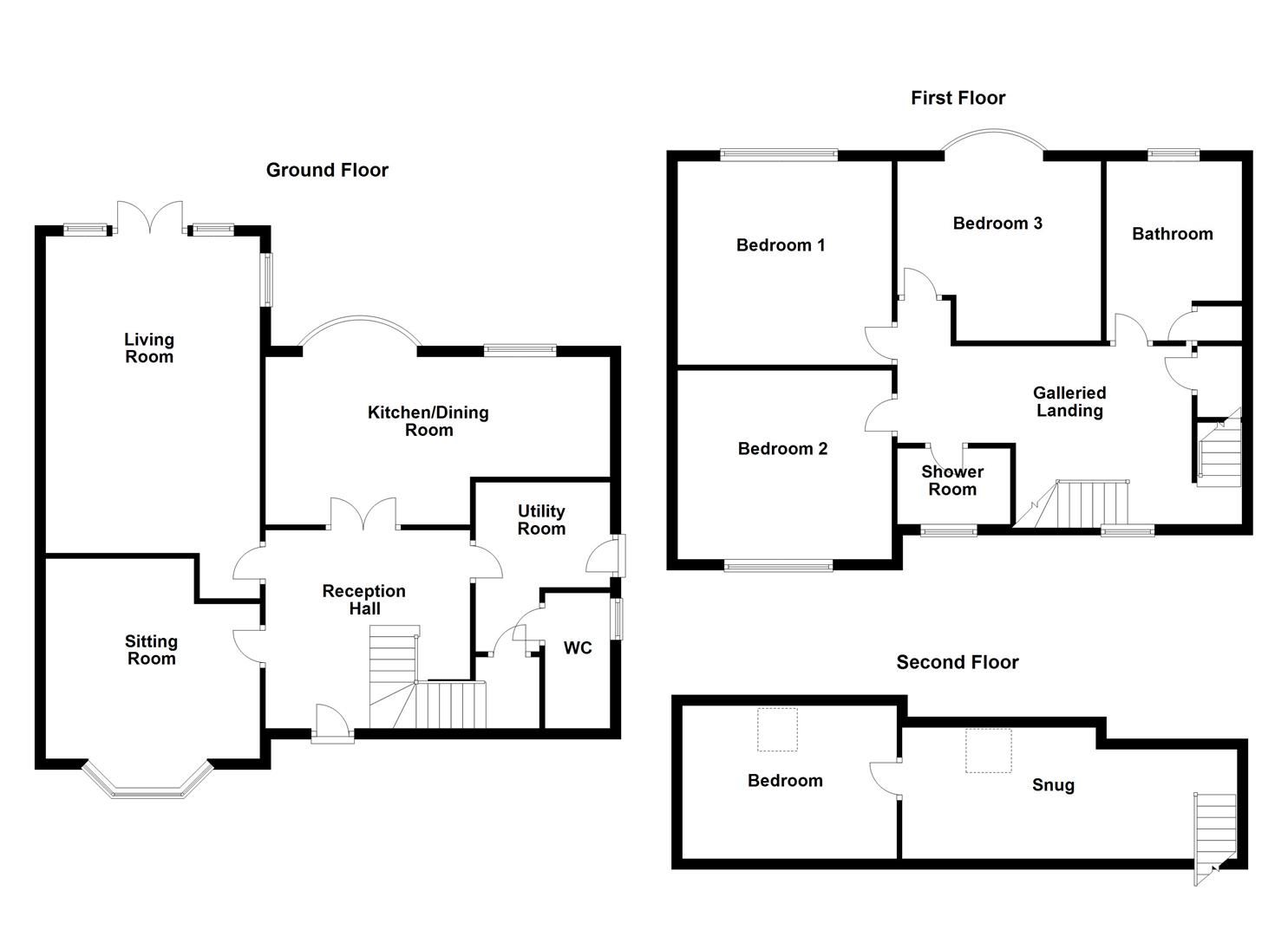 4 bed detached house for sale in Church Lane, Chapelthorpe, Wakefield