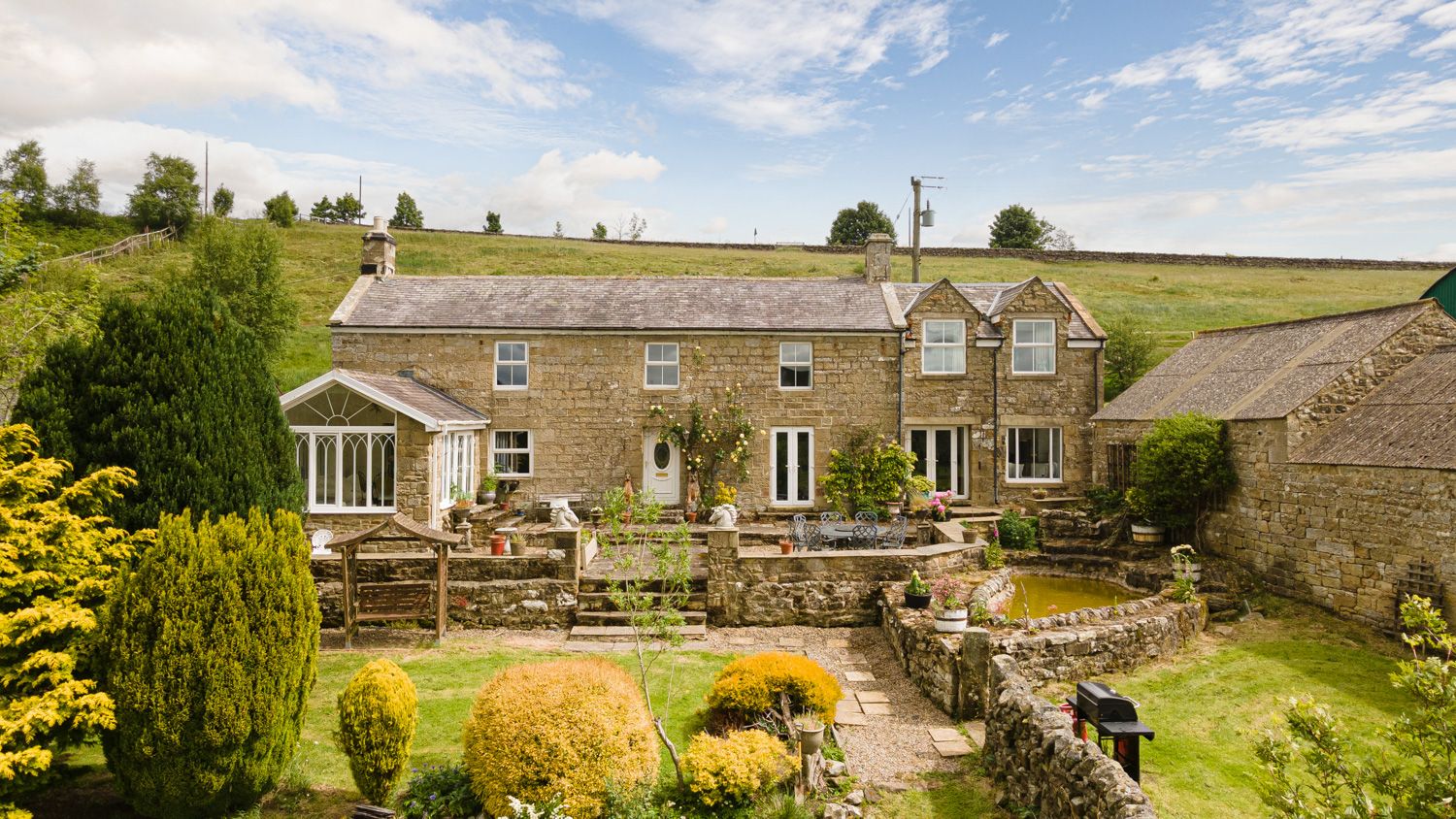 4 bed country house for sale in Park Head Farm, West Woodburn, Hexham
