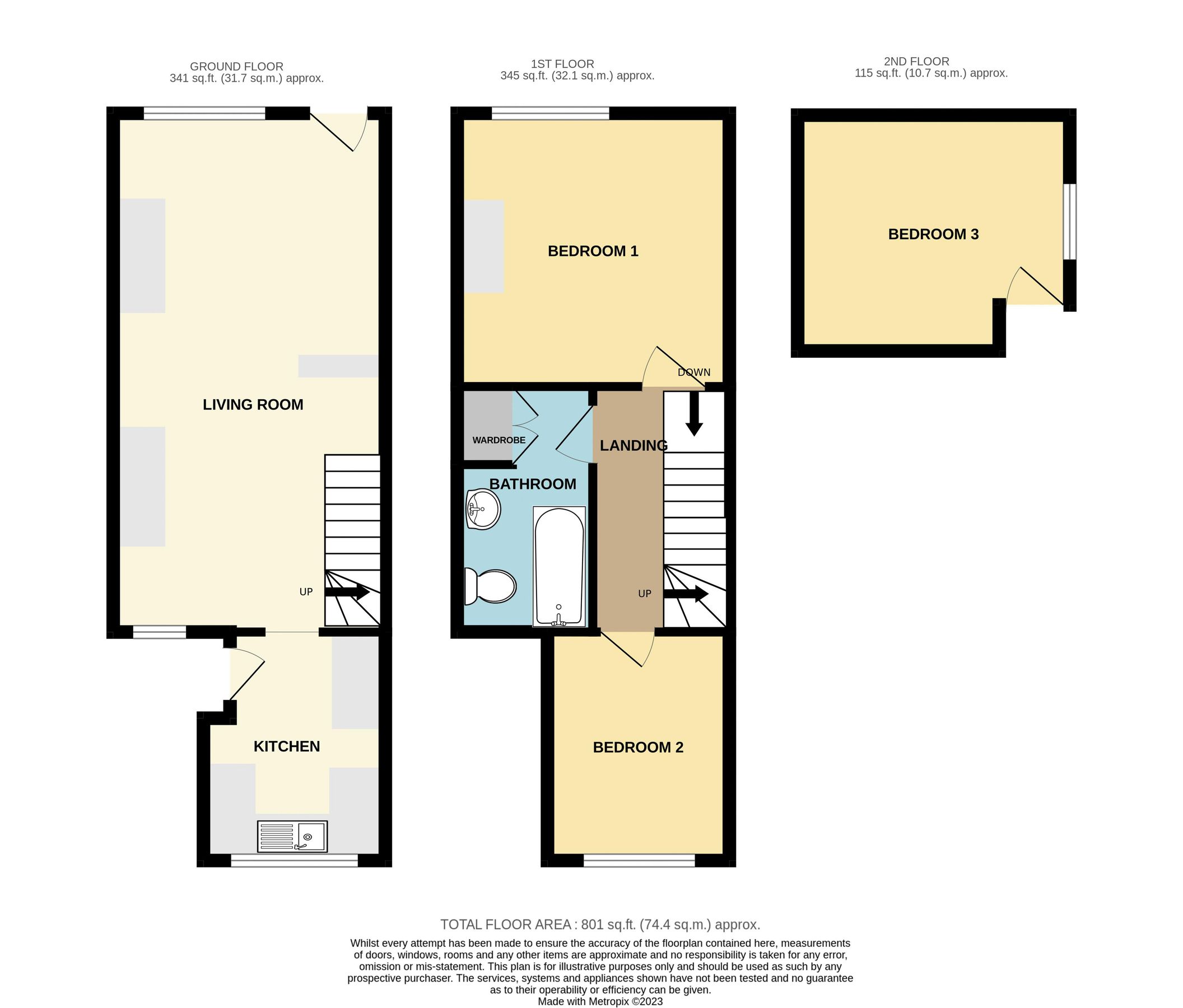 3 bed cottage to rent in Chart Hill Road, Chart Sutton, Maidstone ME17