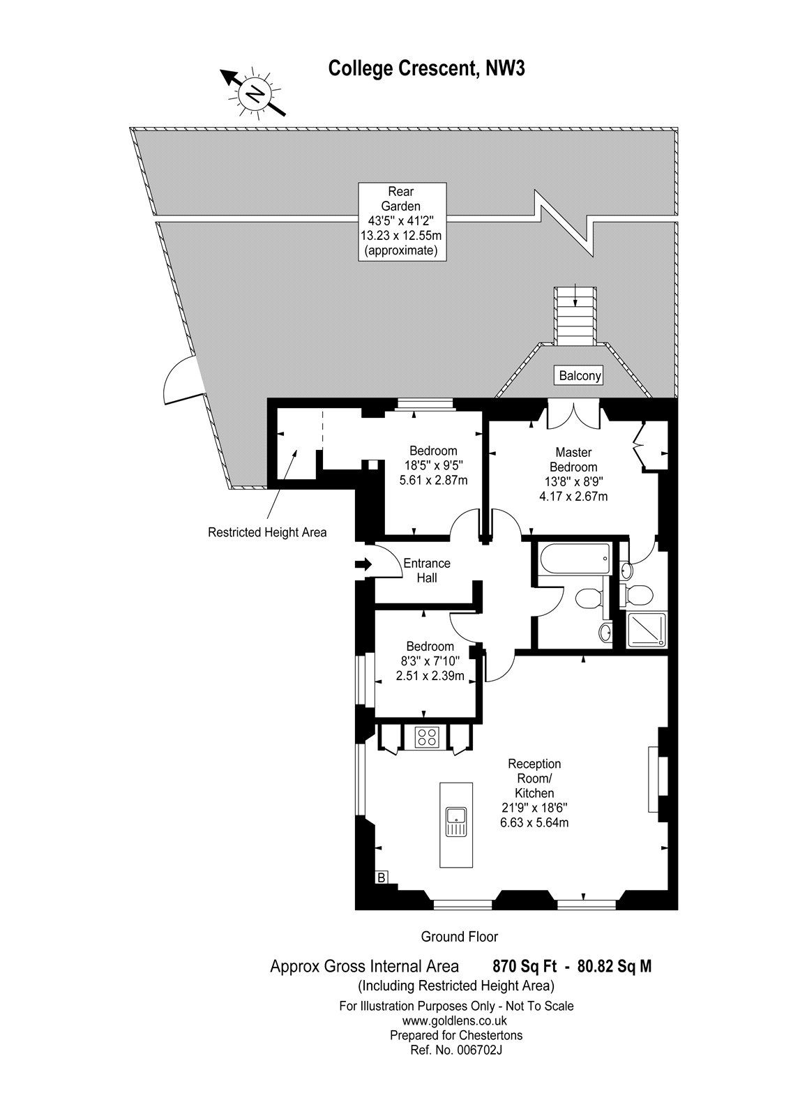 3 bed flat to rent in College Crescent, Swiss Cottage, London NW3 Zoopla