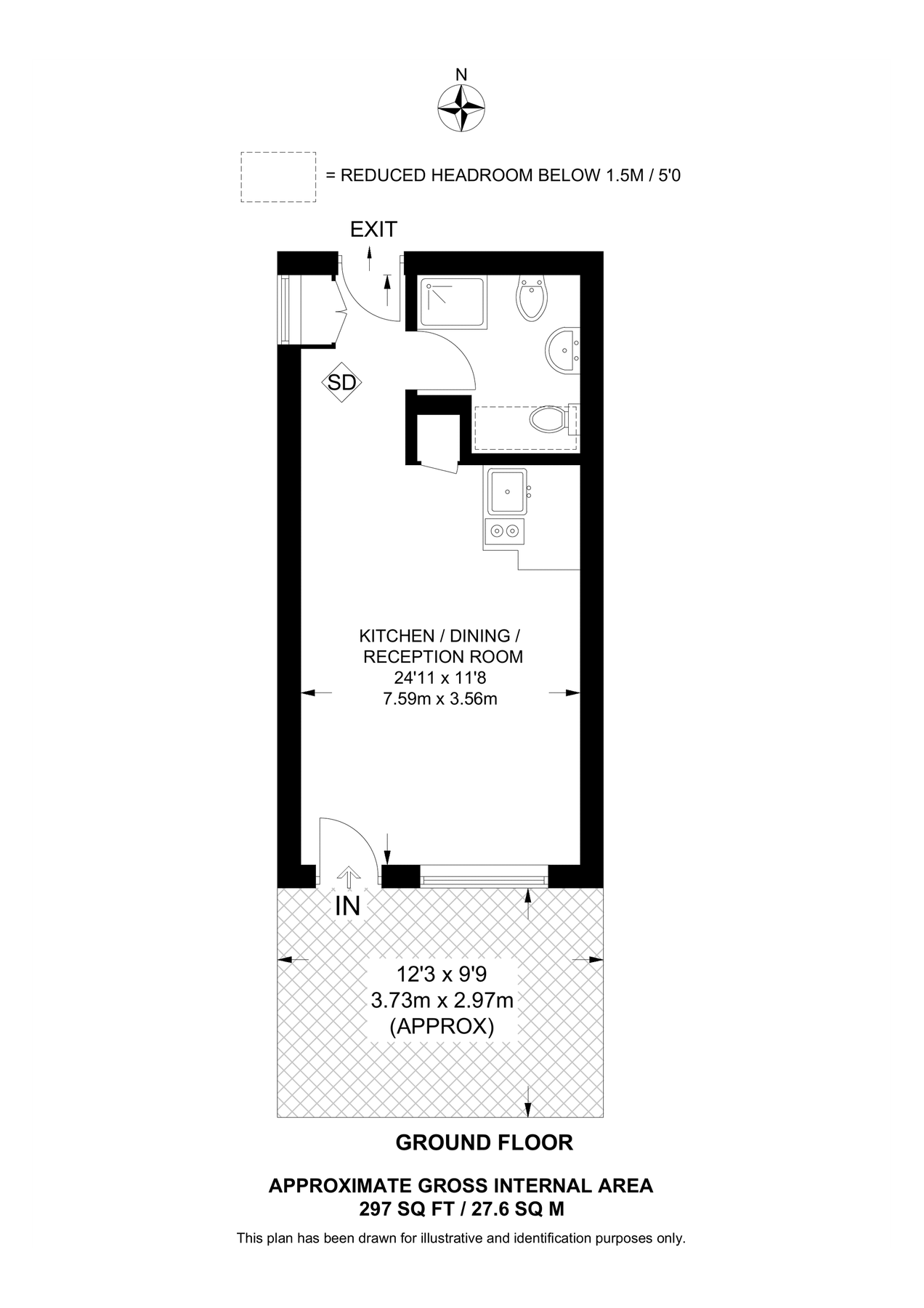 Studio to rent in Oldridge Road, Balham, London SW12 Zoopla