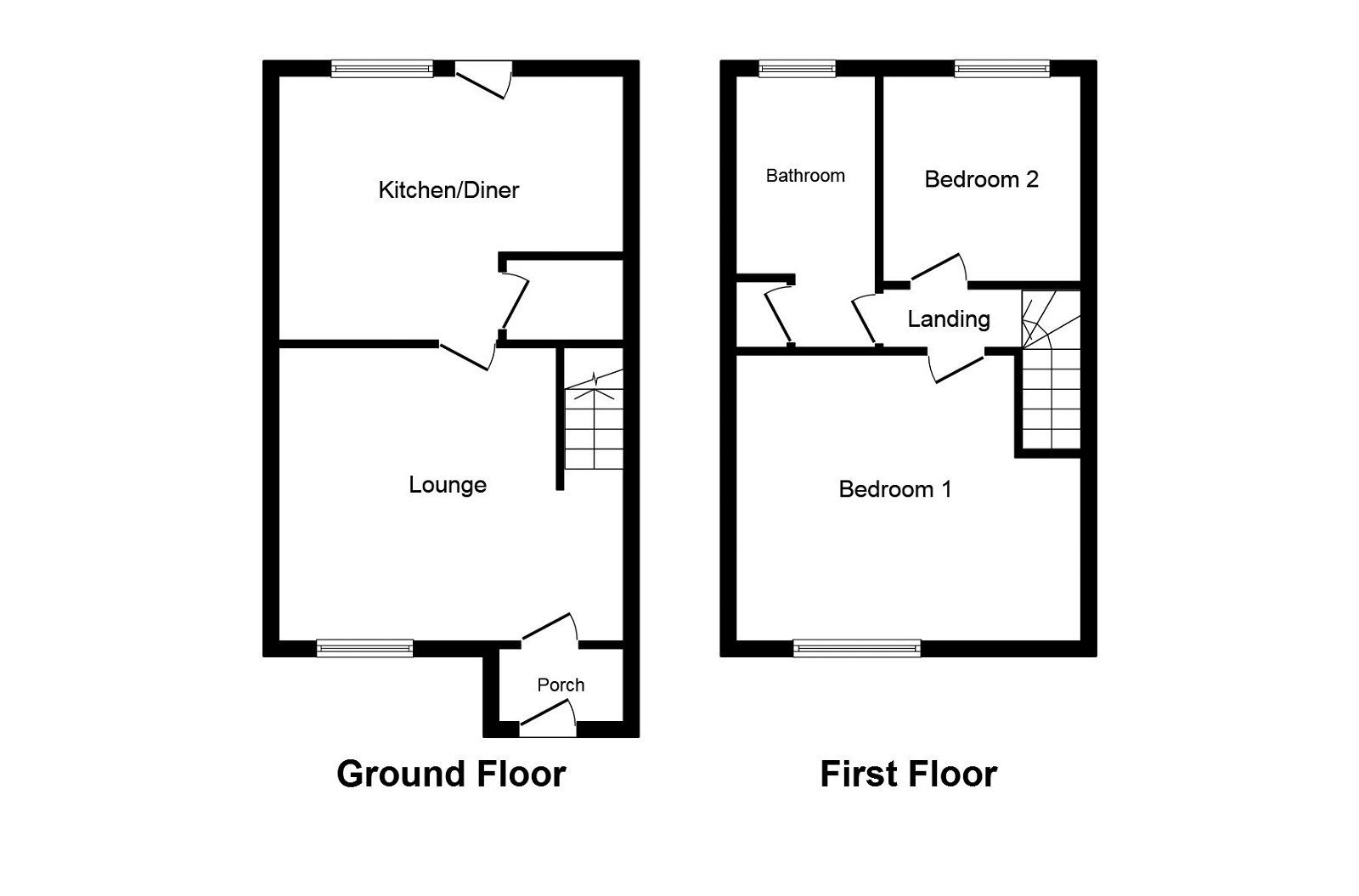 2 bed terraced house for sale in Senwick Drive, Wellingborough NN8 Zoopla