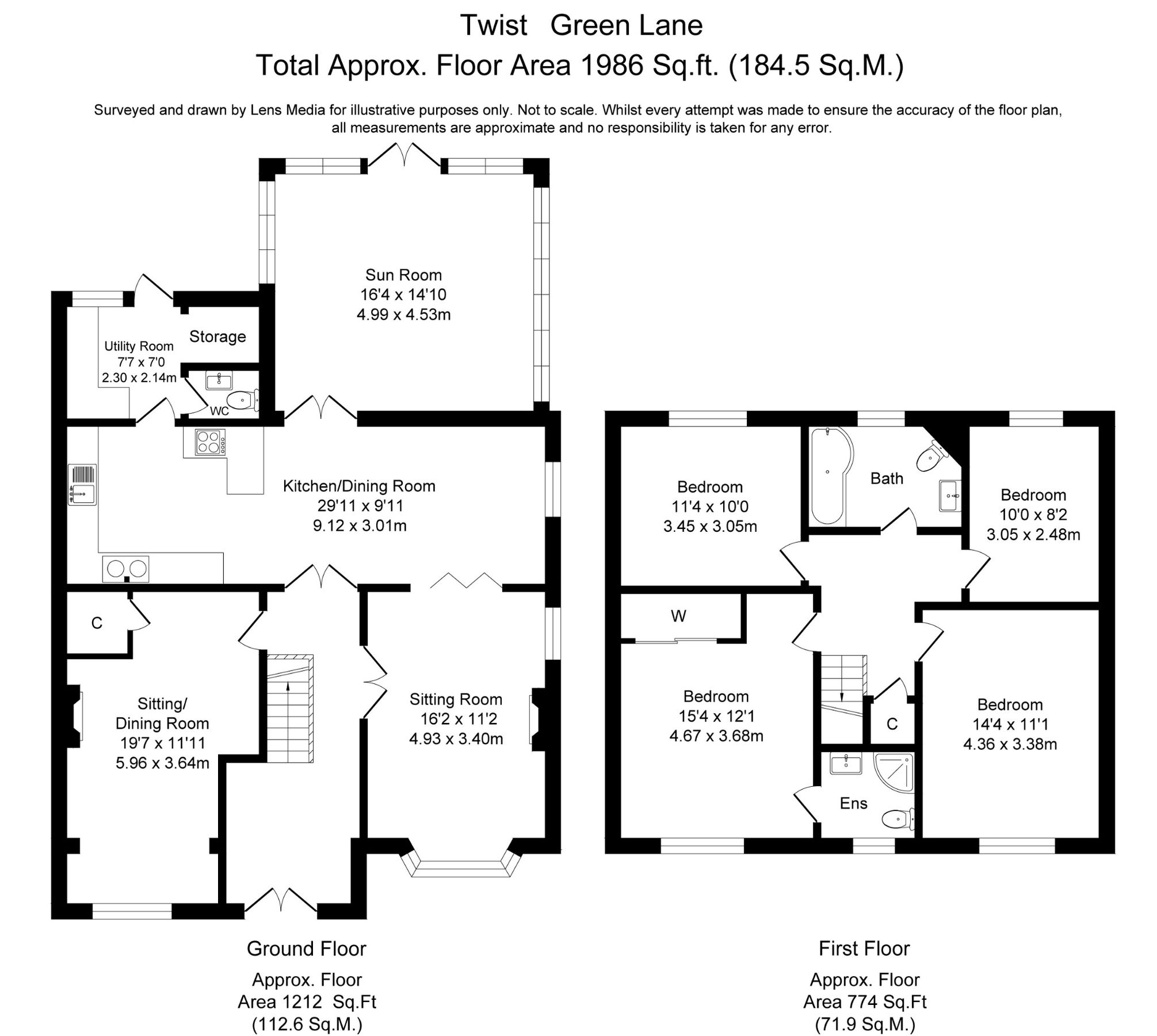 4 bed detached house for sale in Twiss Green Lane, Culcheth, Warrington