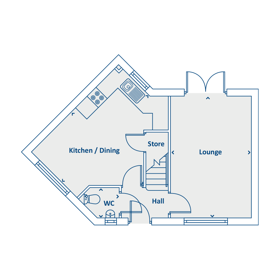 New home, 3 bed property for sale in "Wentworth" at Kingsgate