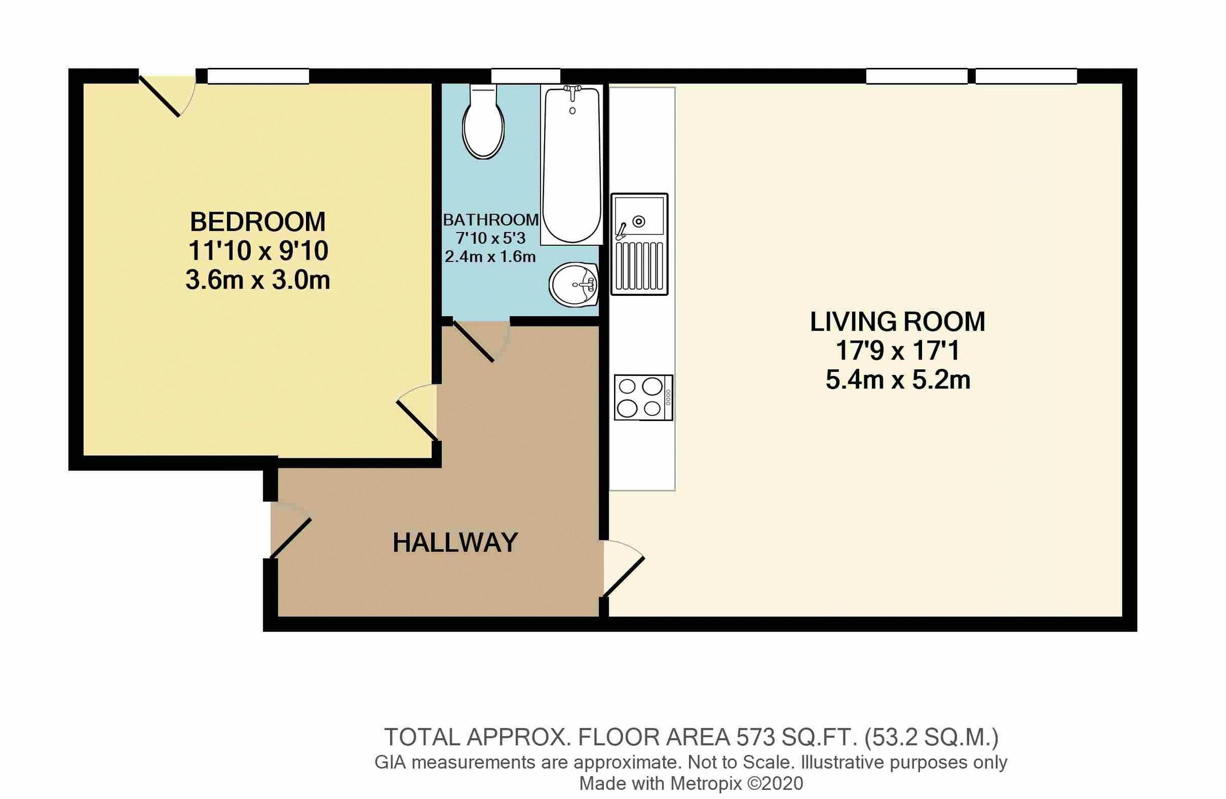 1 bed flat for sale in Chandos Parade, Buckingham Road, Canons Park