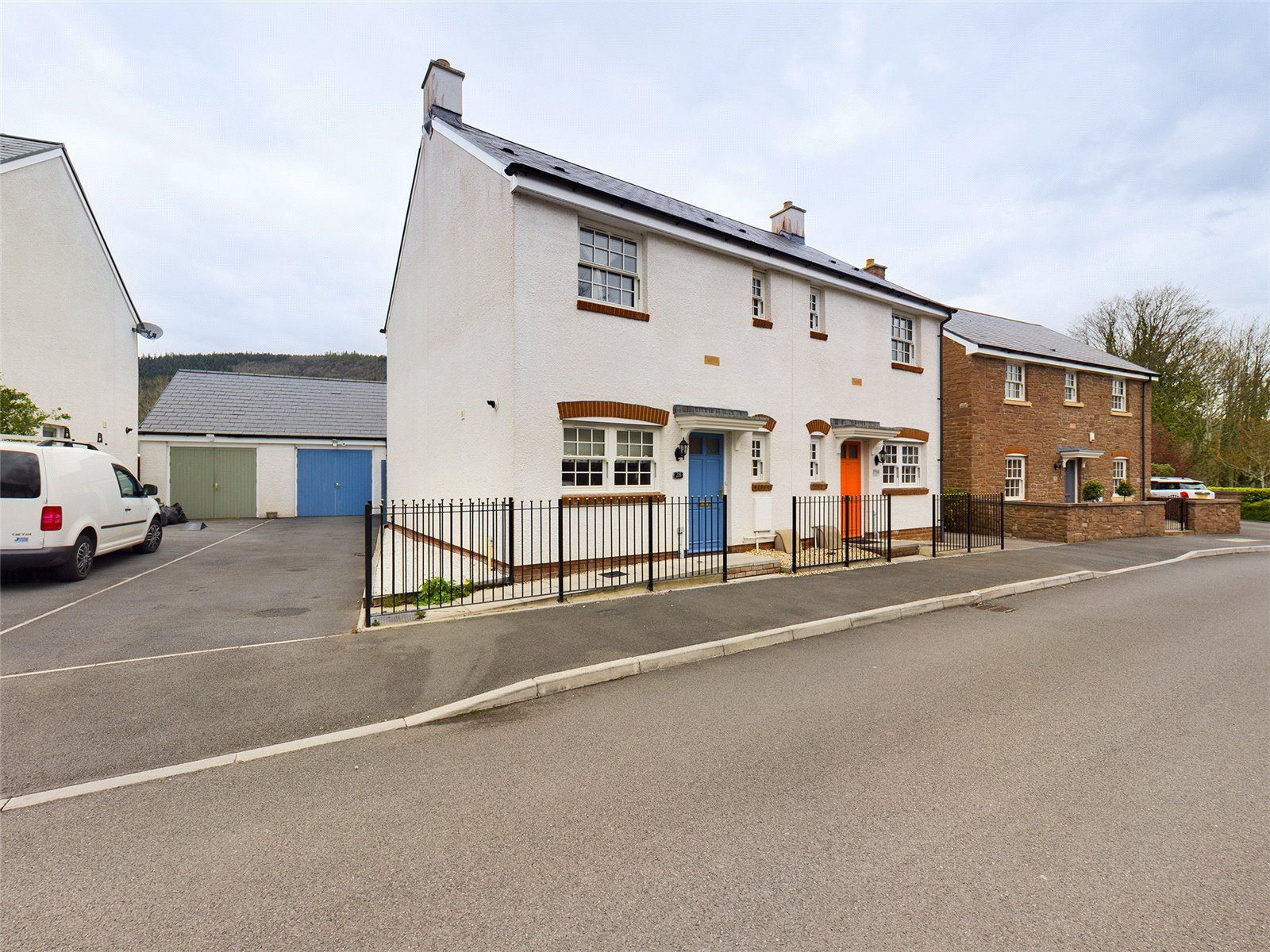 3 bed semidetached house for sale in Crawshay Bailey Close, Gilwern