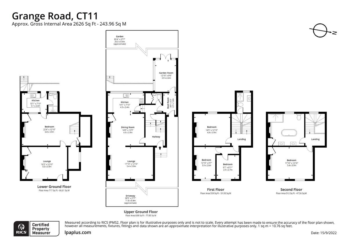5 bed semidetached house for sale in Grange Road, Ramsgate CT11 Zoopla