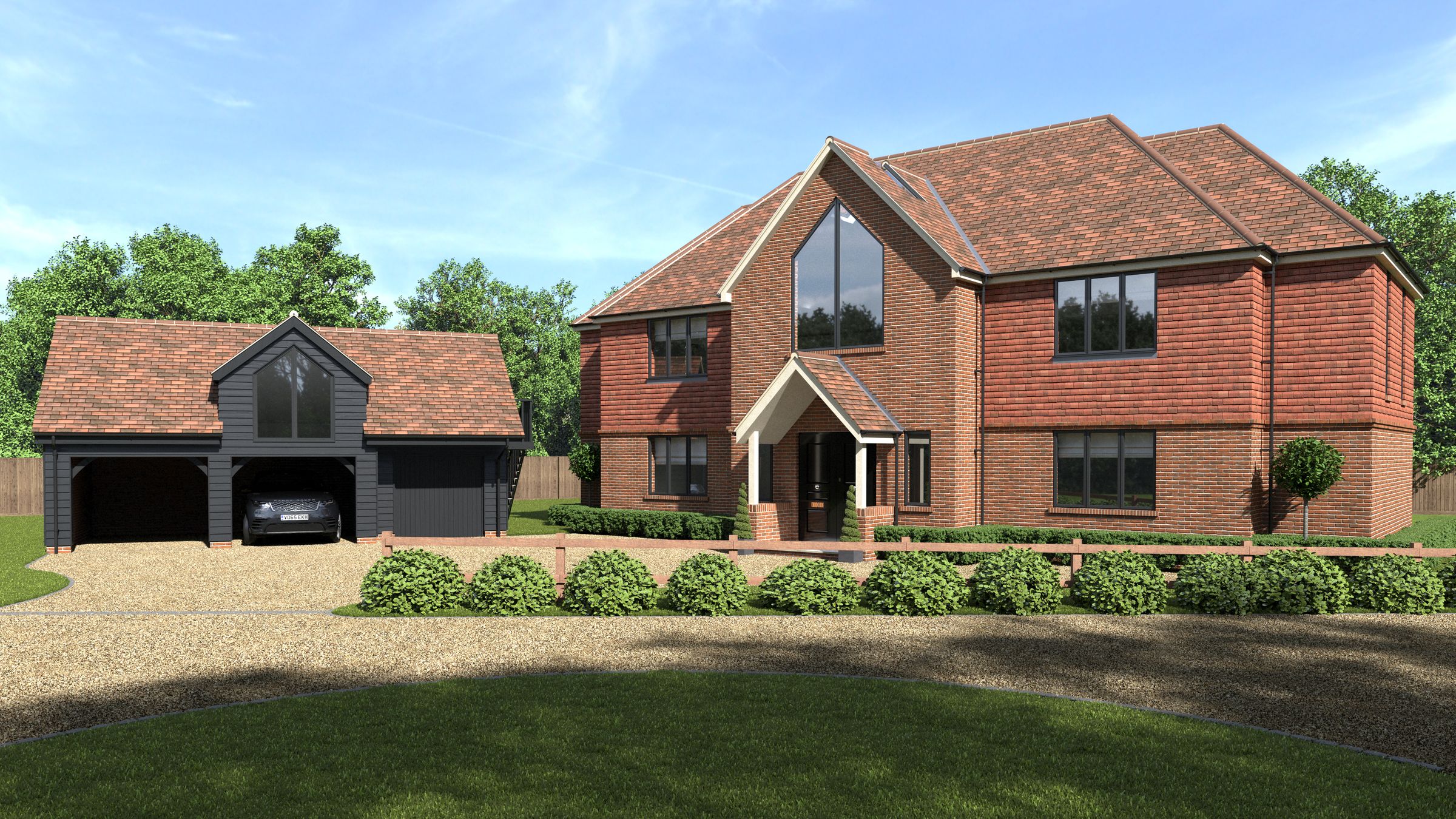New home, 5 bed detached house for sale in Crawley Down Road, Felbridge, East Grinstead RH19