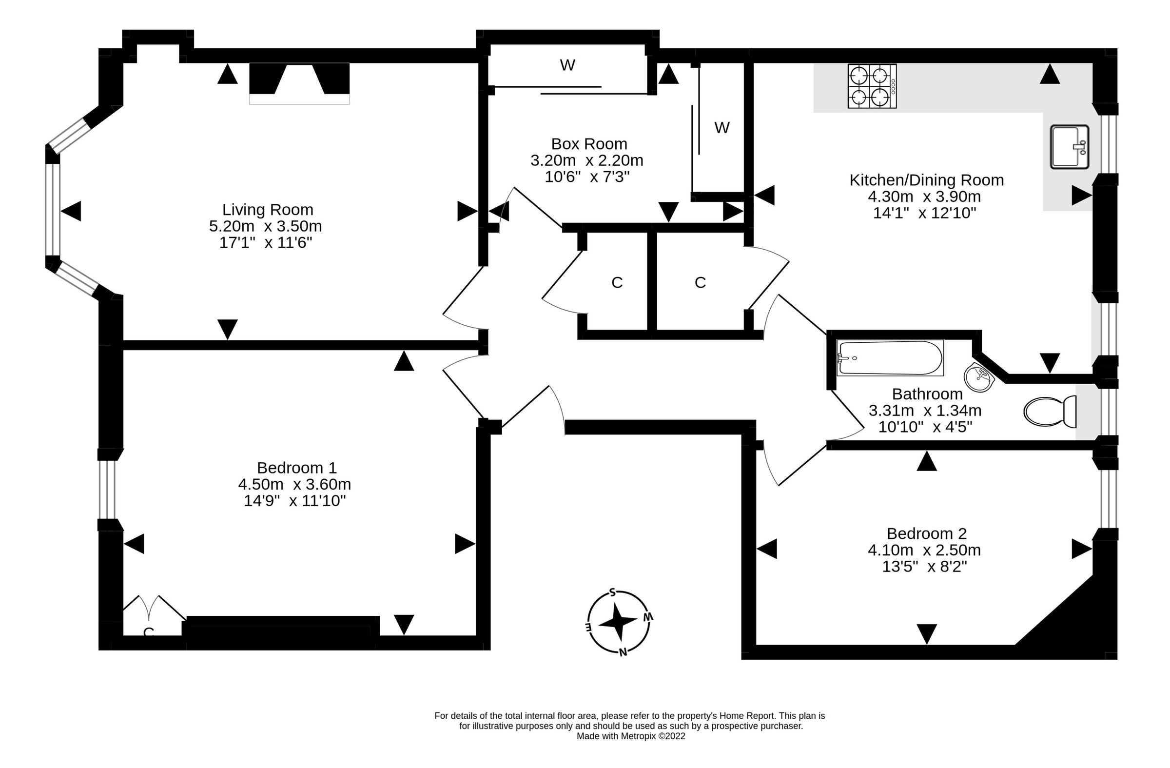 2 bed flat for sale in 19/6 South Trinity Road, Trinity, Edinburgh EH5