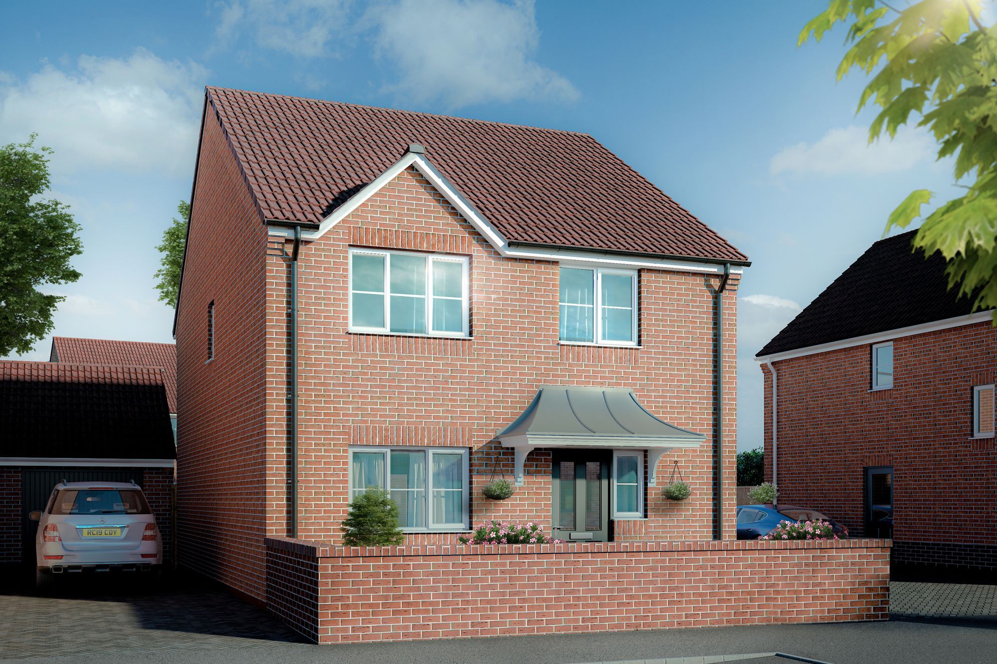 New home, 4 bed detached house for sale in Churchside, Calow