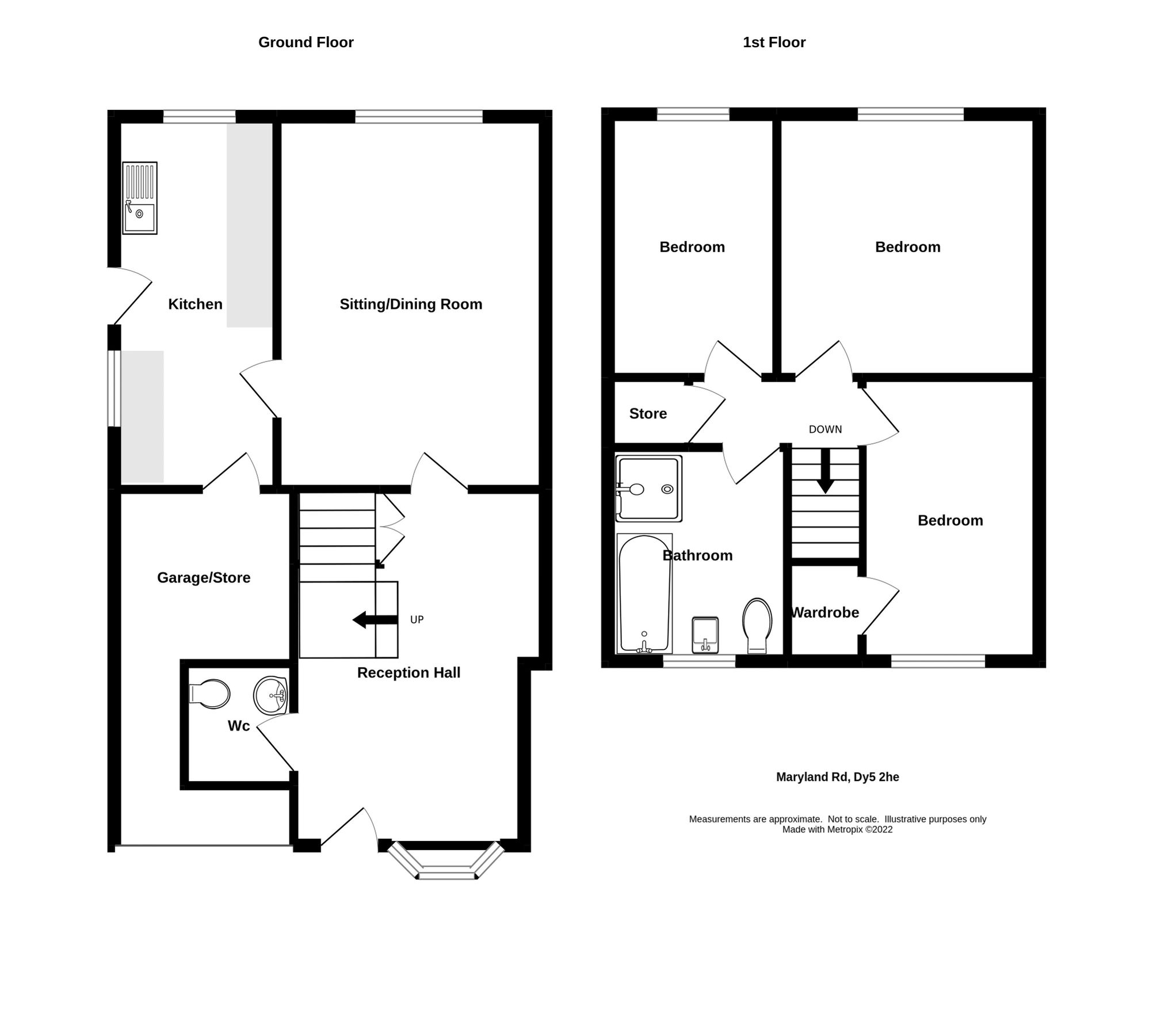 3 bed semidetached house for sale in Maryland Road, Quarry Bank