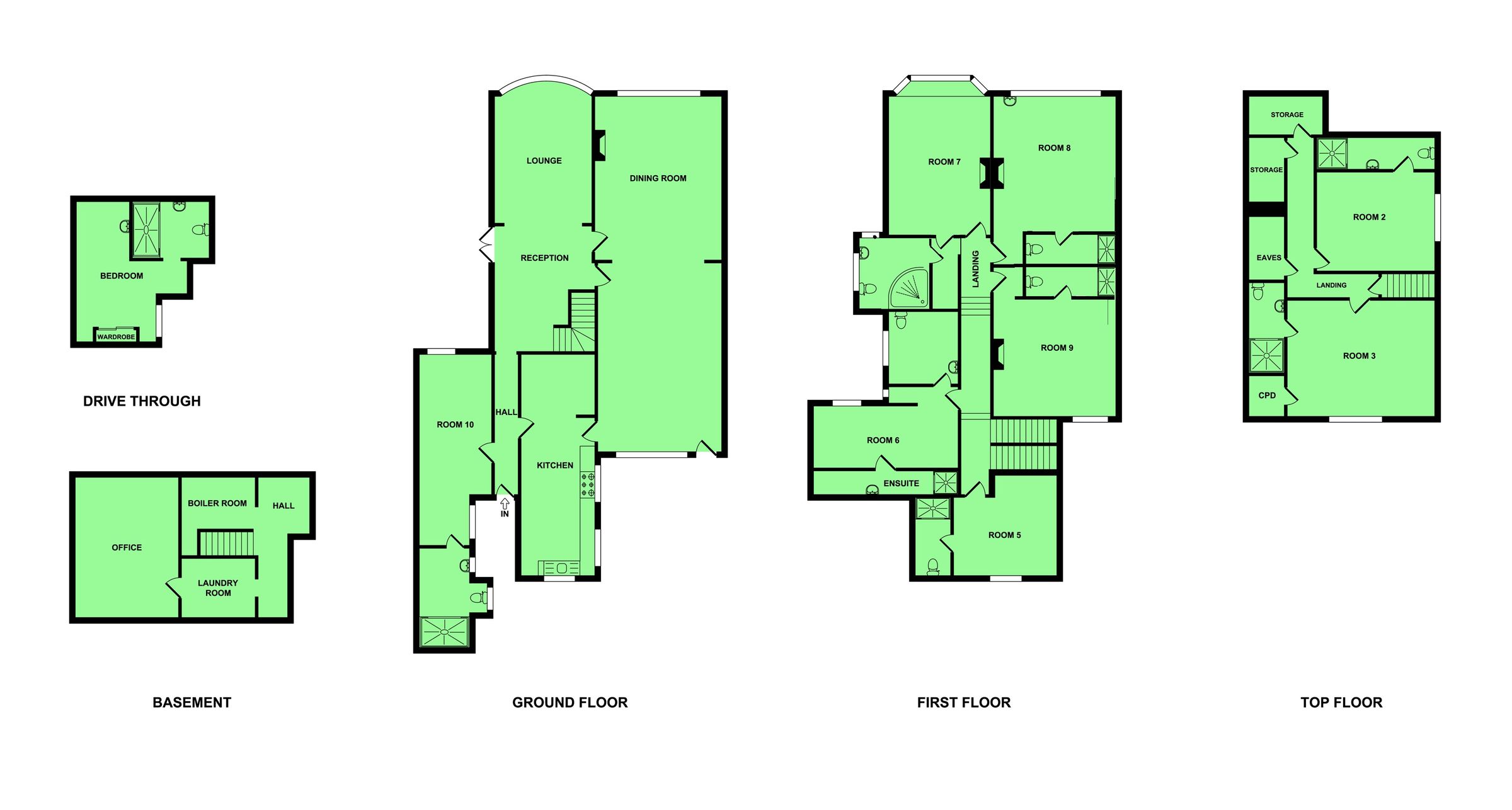 9 bed semidetached house for sale in North Drive, Great Yarmouth NR30