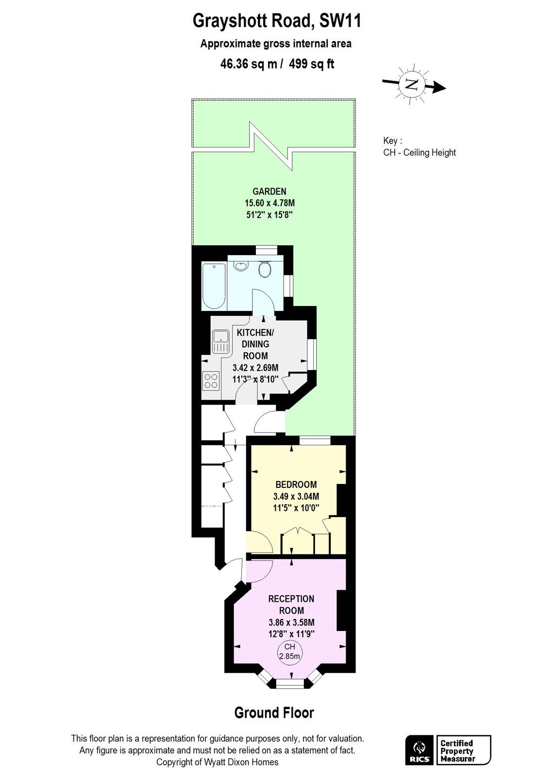 1 bed flat for sale in Grayshott Road, London SW11 Zoopla