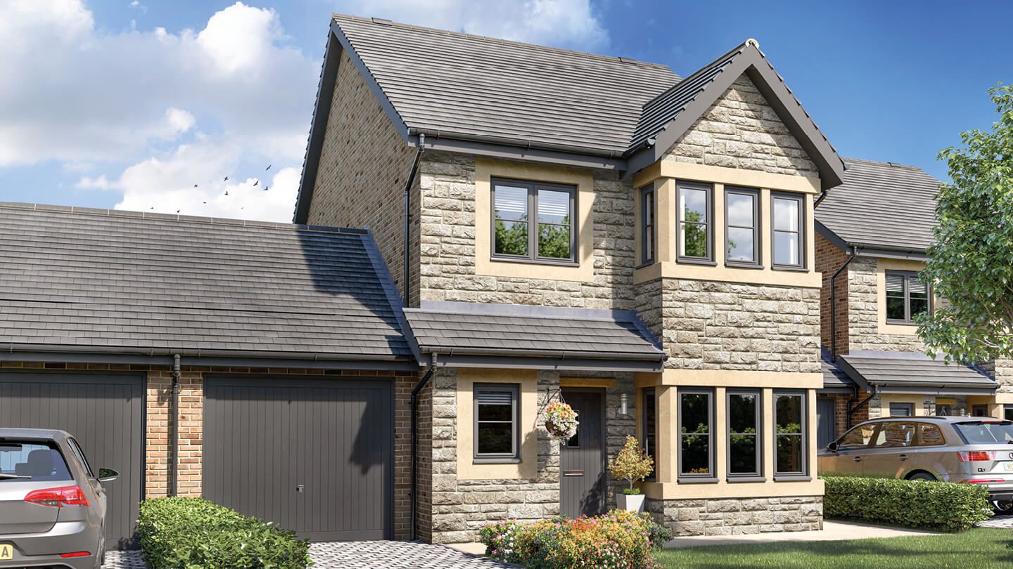 New home, 4 bed detached house for sale in Laureates Lane, Cockermouth