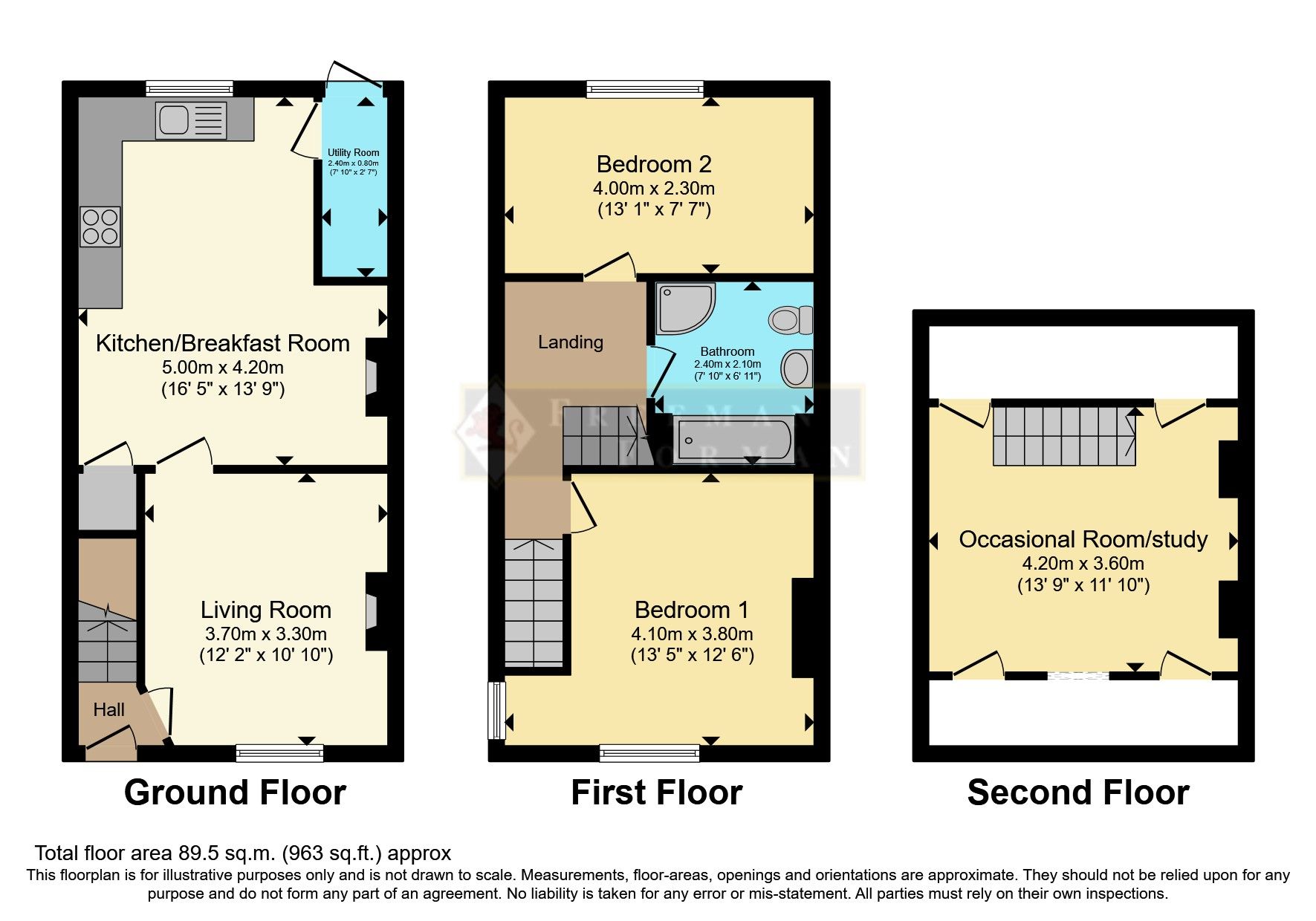 2 bed terraced house for sale in London Road, Hurst Green, Etchingham