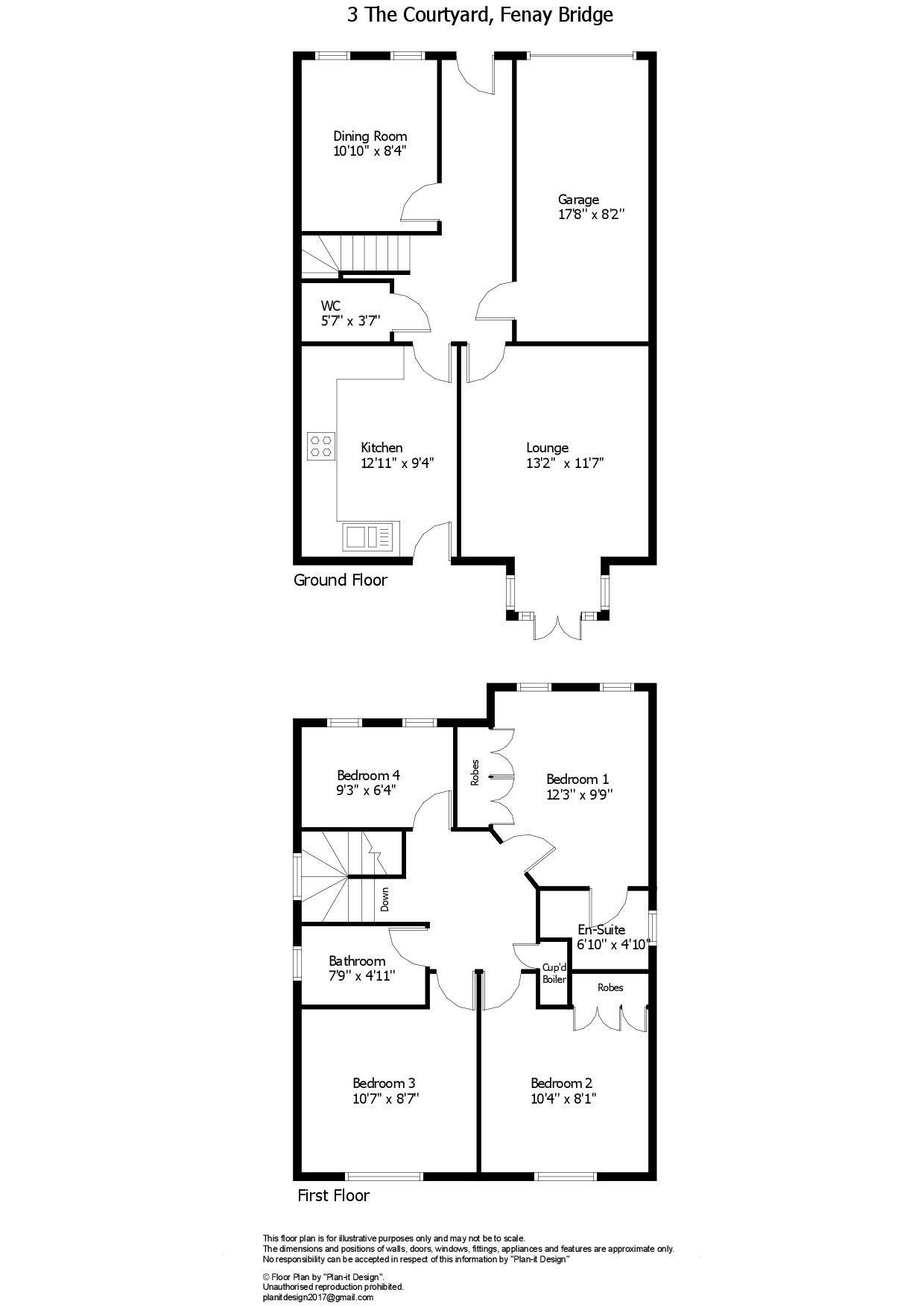 4 bed detached house for sale in The Courtyard, Fenay Bridge
