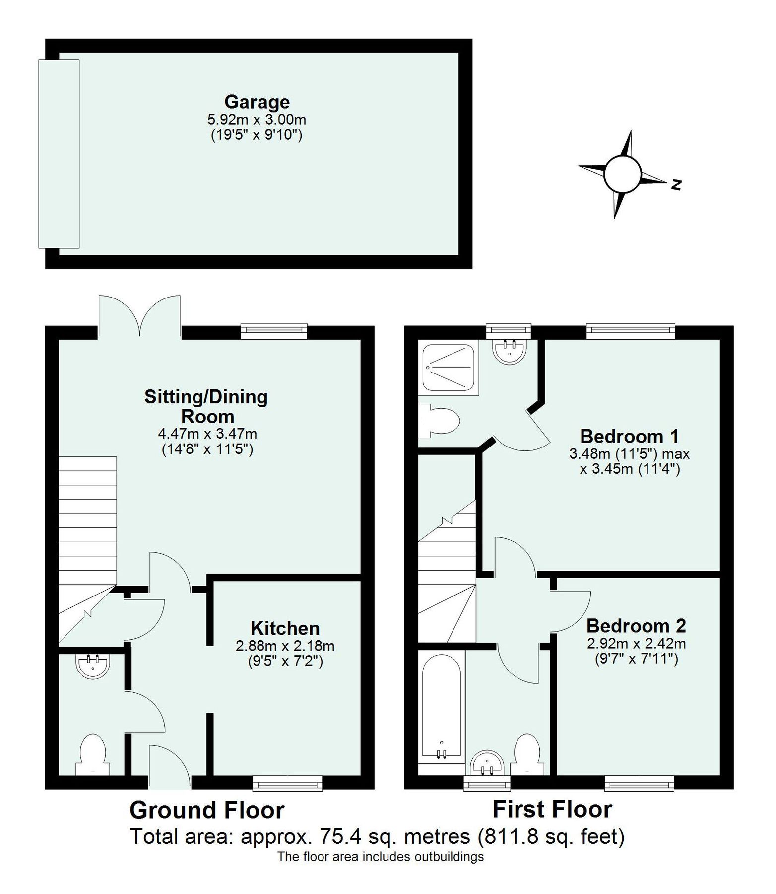 2 bed terraced house for sale in Raleigh Drive, Cullompton, Devon EX15