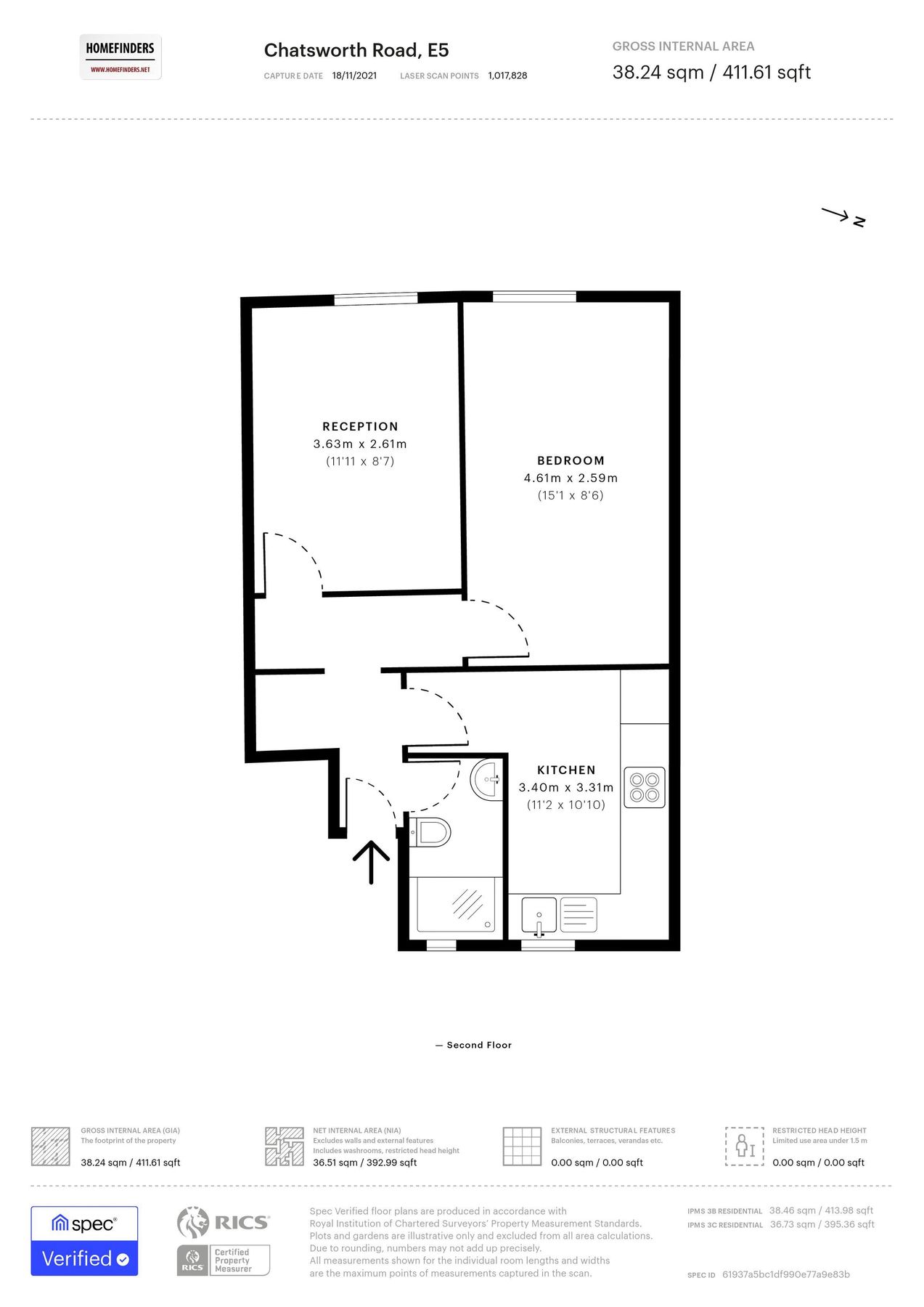 2 bed flat to rent in Chatsworth Road, London E5 Zoopla