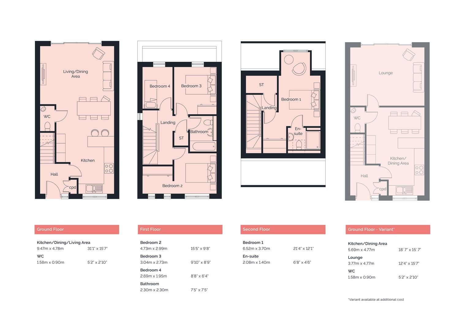 4 bed semidetached house for sale in The Poppy, Valley View Main