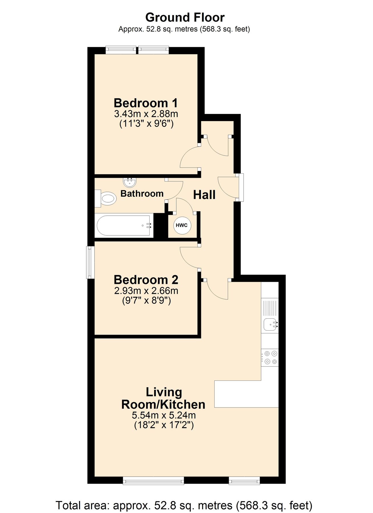 2 bed flat for sale in Wincanton, Somerset BA9 Zoopla
