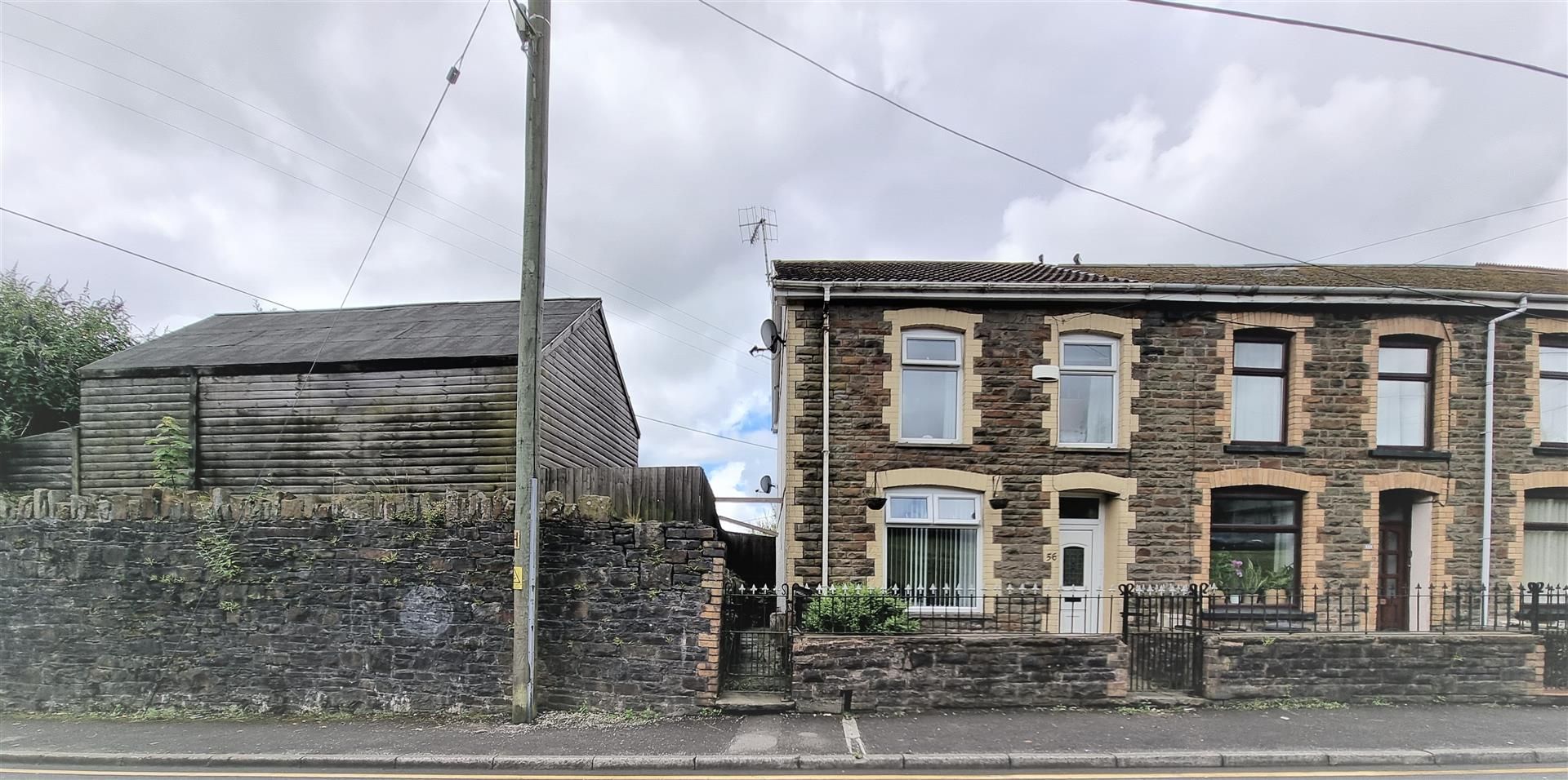 3 bed end terrace house for sale in Dinam Street, Nantymoel, Bridgend