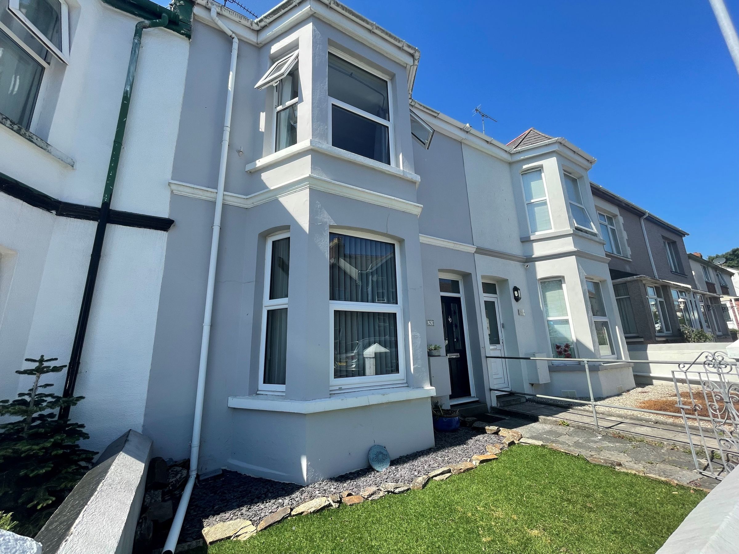 3 bed terraced house for sale in Liscawn Terrace, Torpoint, Cornwall
