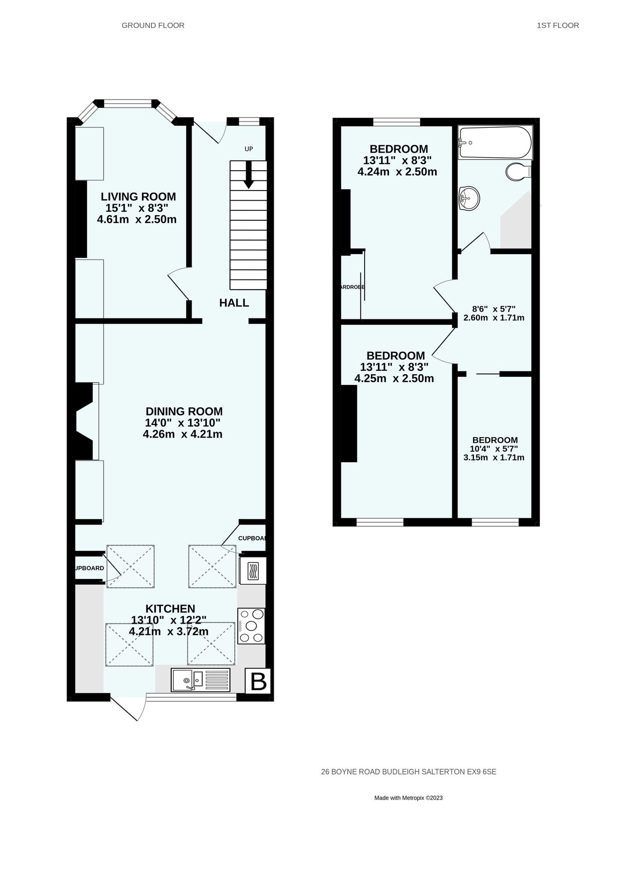 3 bed terraced house for sale in Boyne Road, Budleigh Salterton, Devon EX9 Zoopla