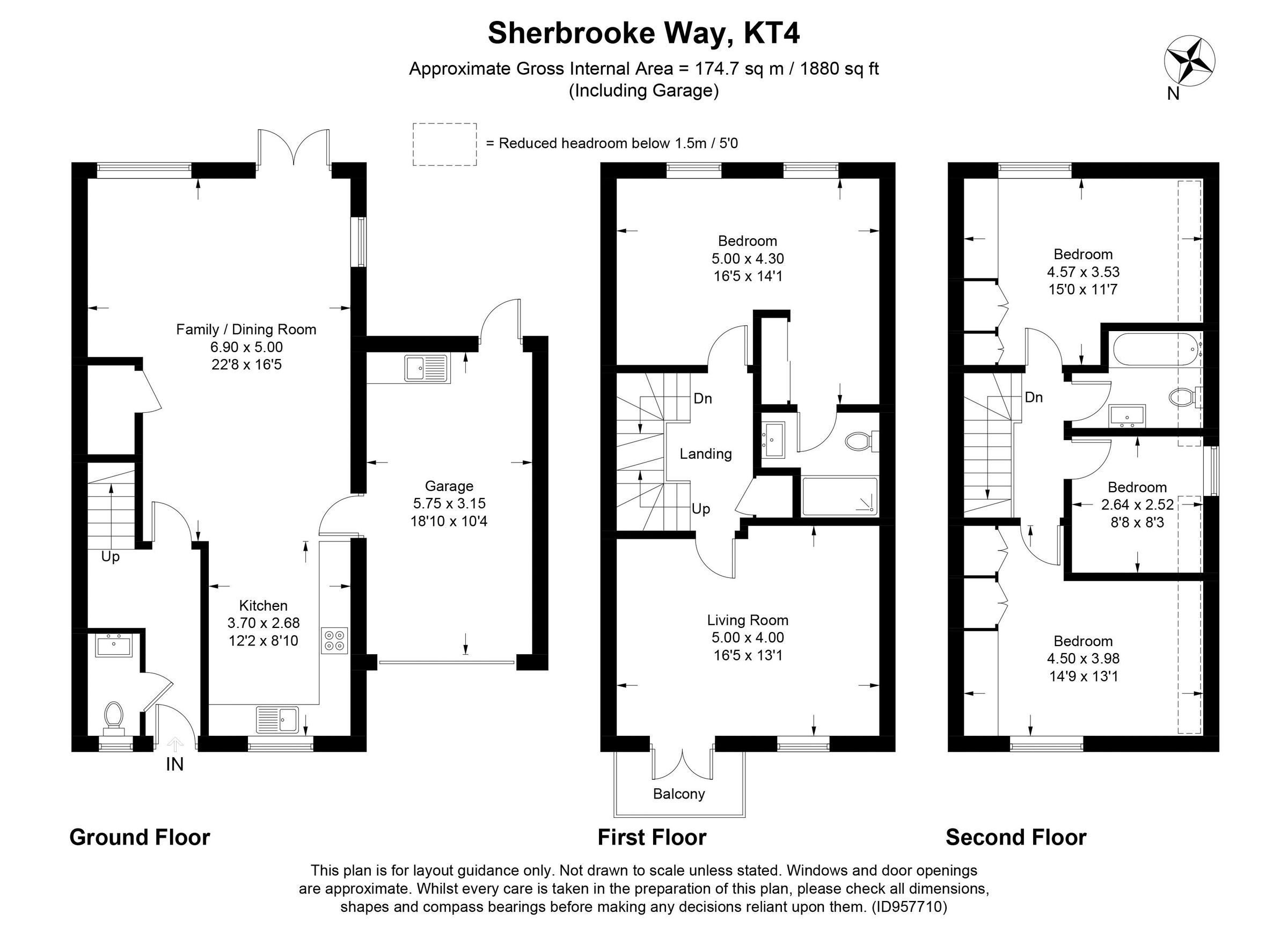 4 bed semidetached house for sale in Sherbrooke Way, Worcester Park