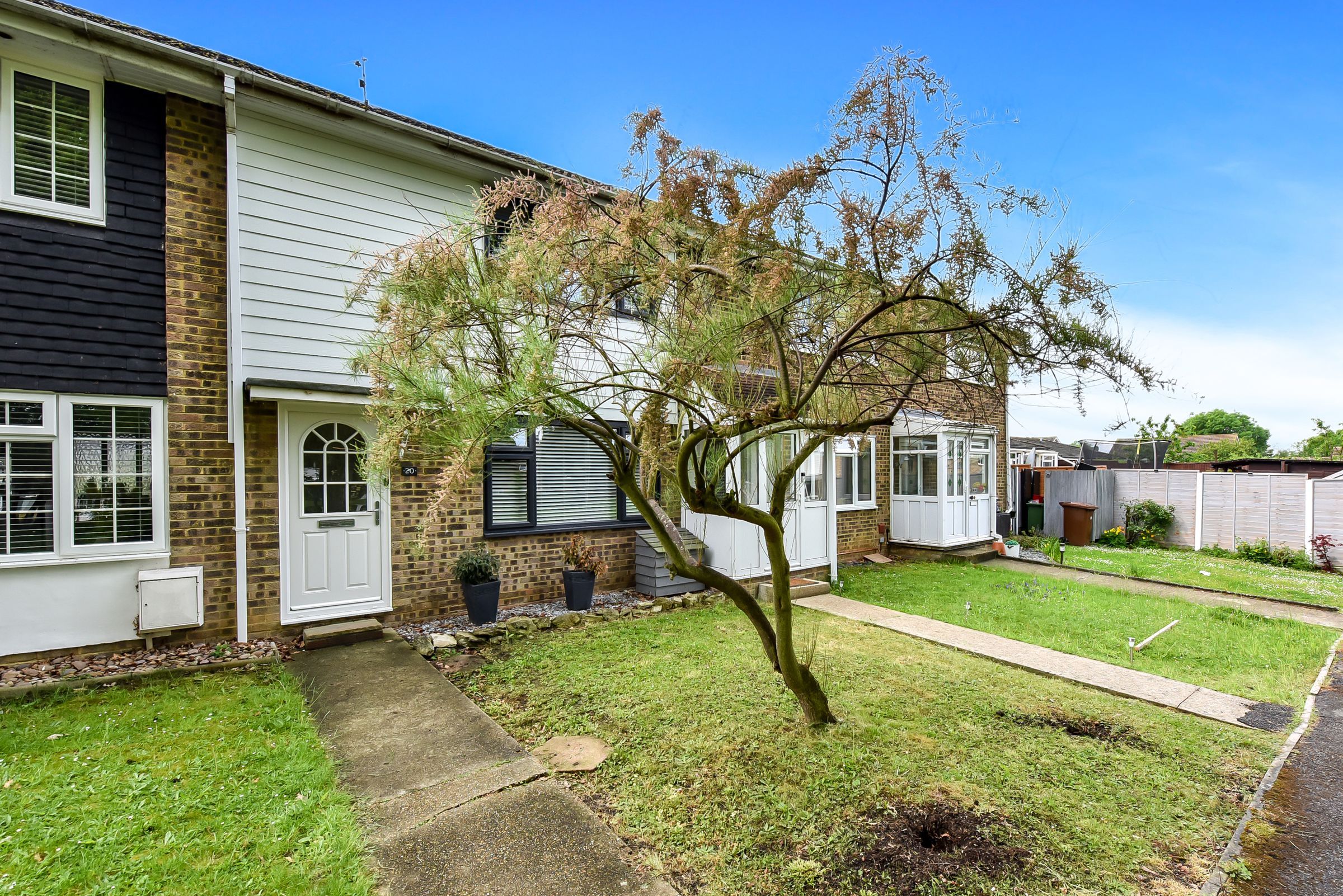 2 bed terraced house for sale in Woodside Green, Cliffe Woods, Kent