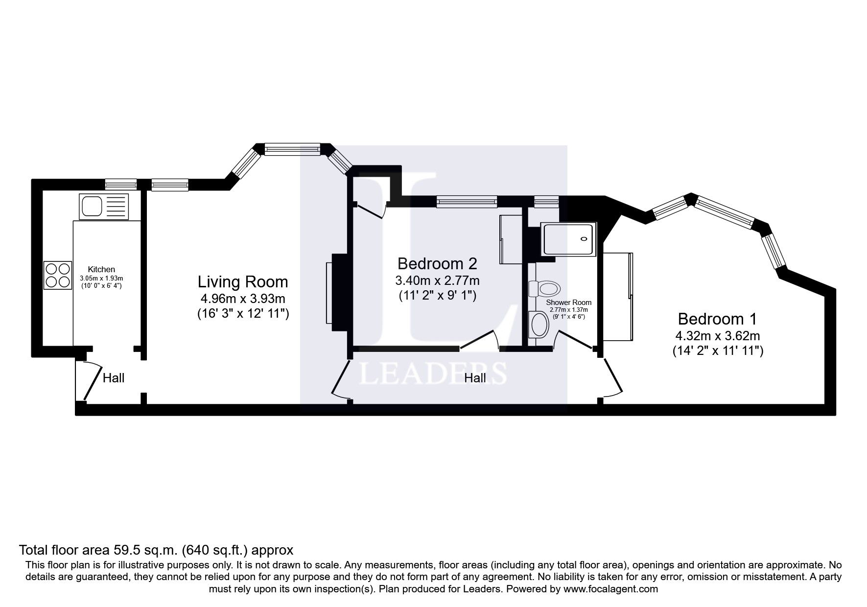 2 bed flat for sale in Effingham Lodge, Surbiton Crescent, Kingston