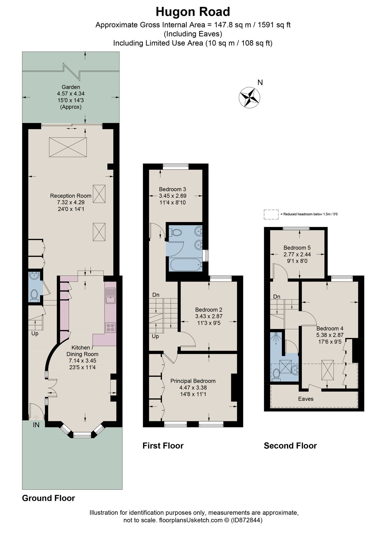 5 bed terraced house for sale in Hugon Road, Fulham, London SW6 Zoopla