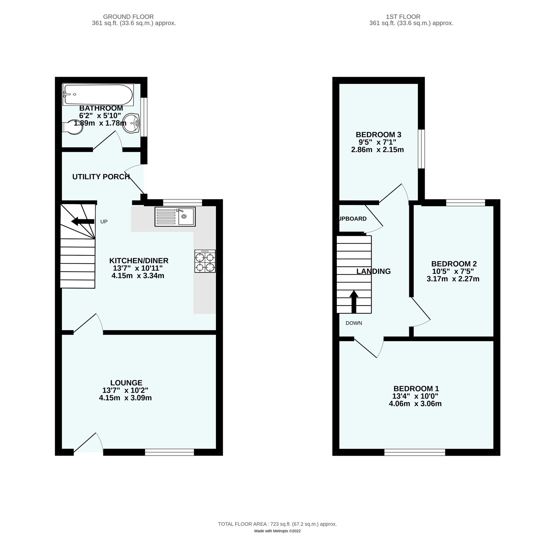 3 bed end terrace house for sale in Blanchard Place, Boringdon Hill