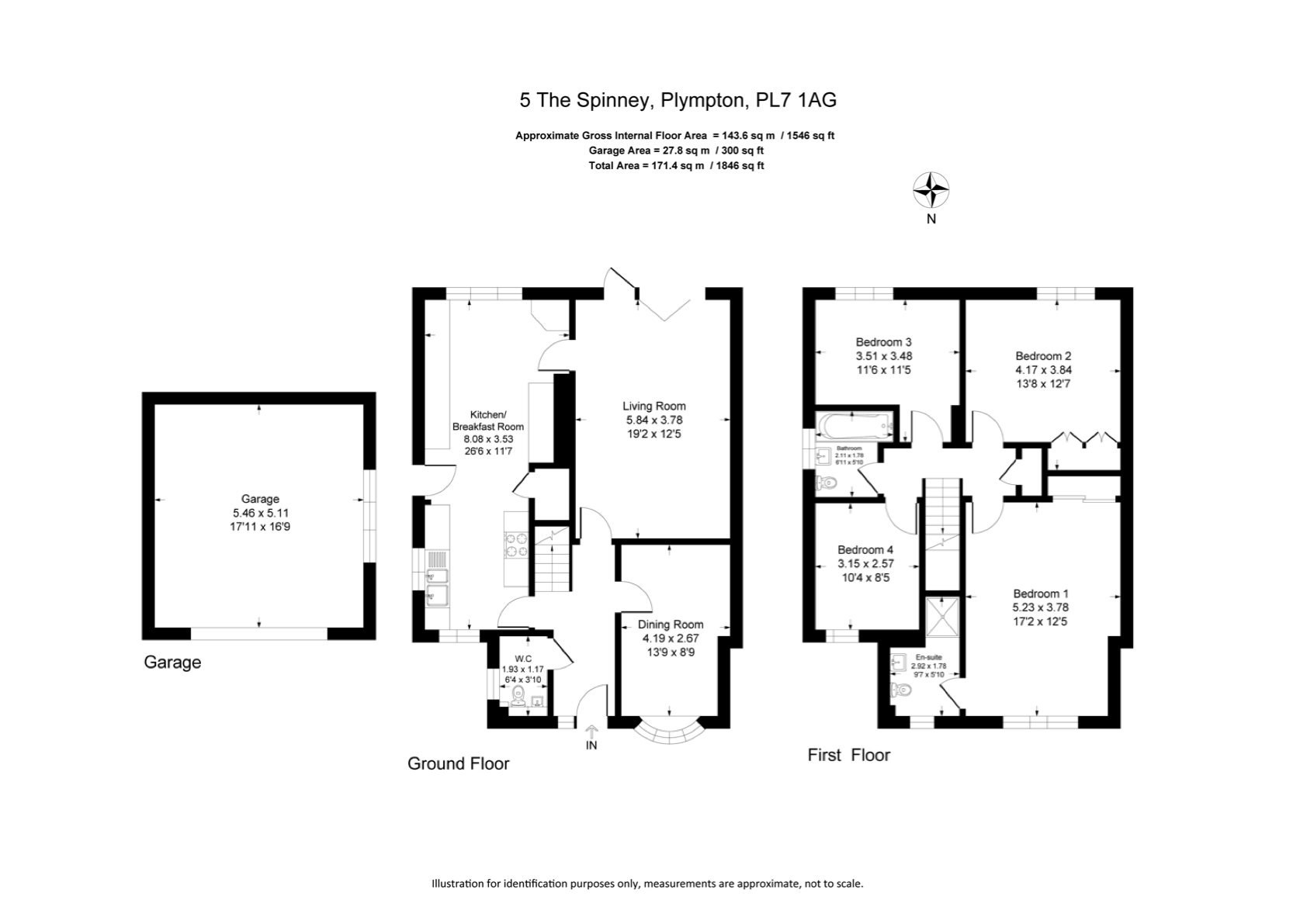 5 bed detached house for sale in The Spinney, Plympton, Plymouth PL7