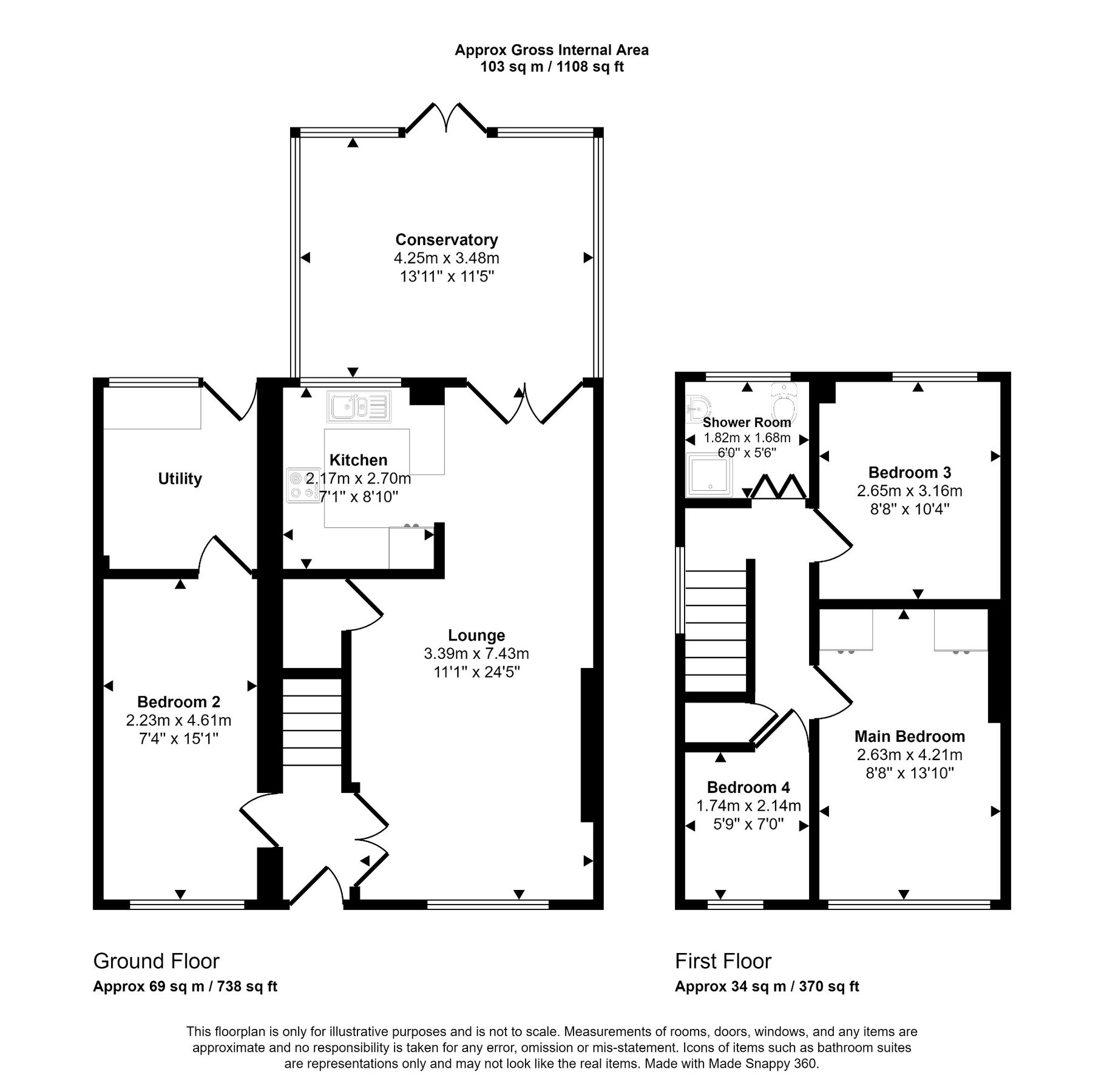 4 bed semidetached house for sale in Burley Crescent, Wigan
