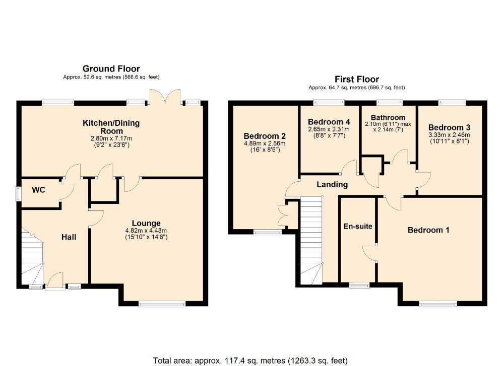4 bed terraced house for sale in St Lukes Close, Duston, Northampton