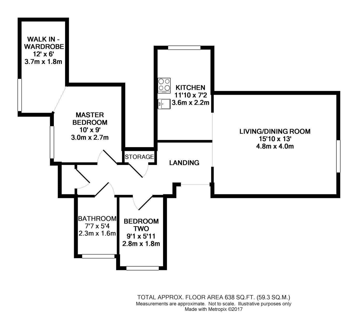 2 bed flat to rent in The Avenue, Crowthorne, Berkshire RG45 Zoopla