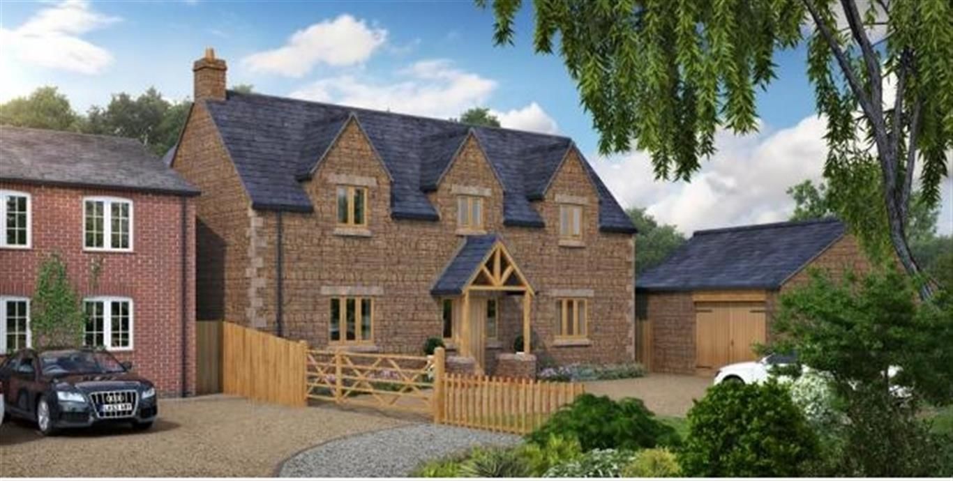 New home, 4 bed detached house for sale in Deepdale, Great Easton