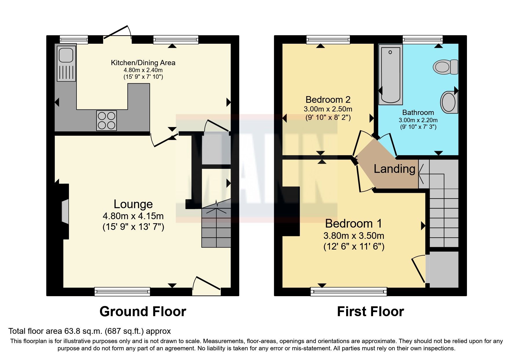 2 bed terraced house for sale in Longley Road, Rochester, Kent ME1 Zoopla