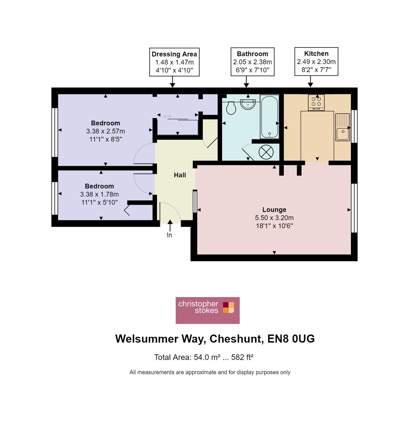 2 bed flat for sale in Welsummer Way, Cheshunt, Waltham Cross EN8 Zoopla