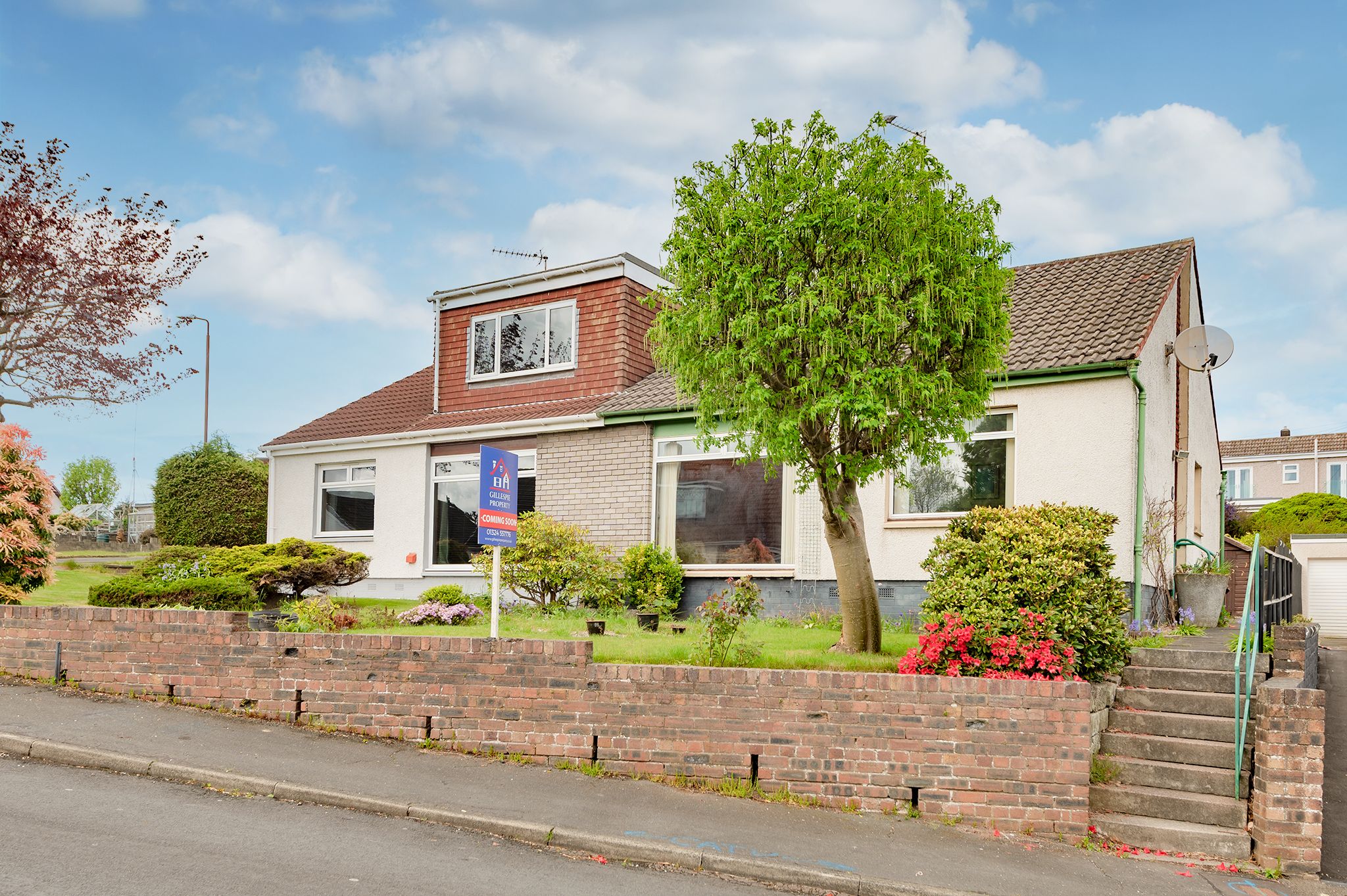 2 bed semidetached bungalow for sale in Adam Crescent, Stenhousemuir