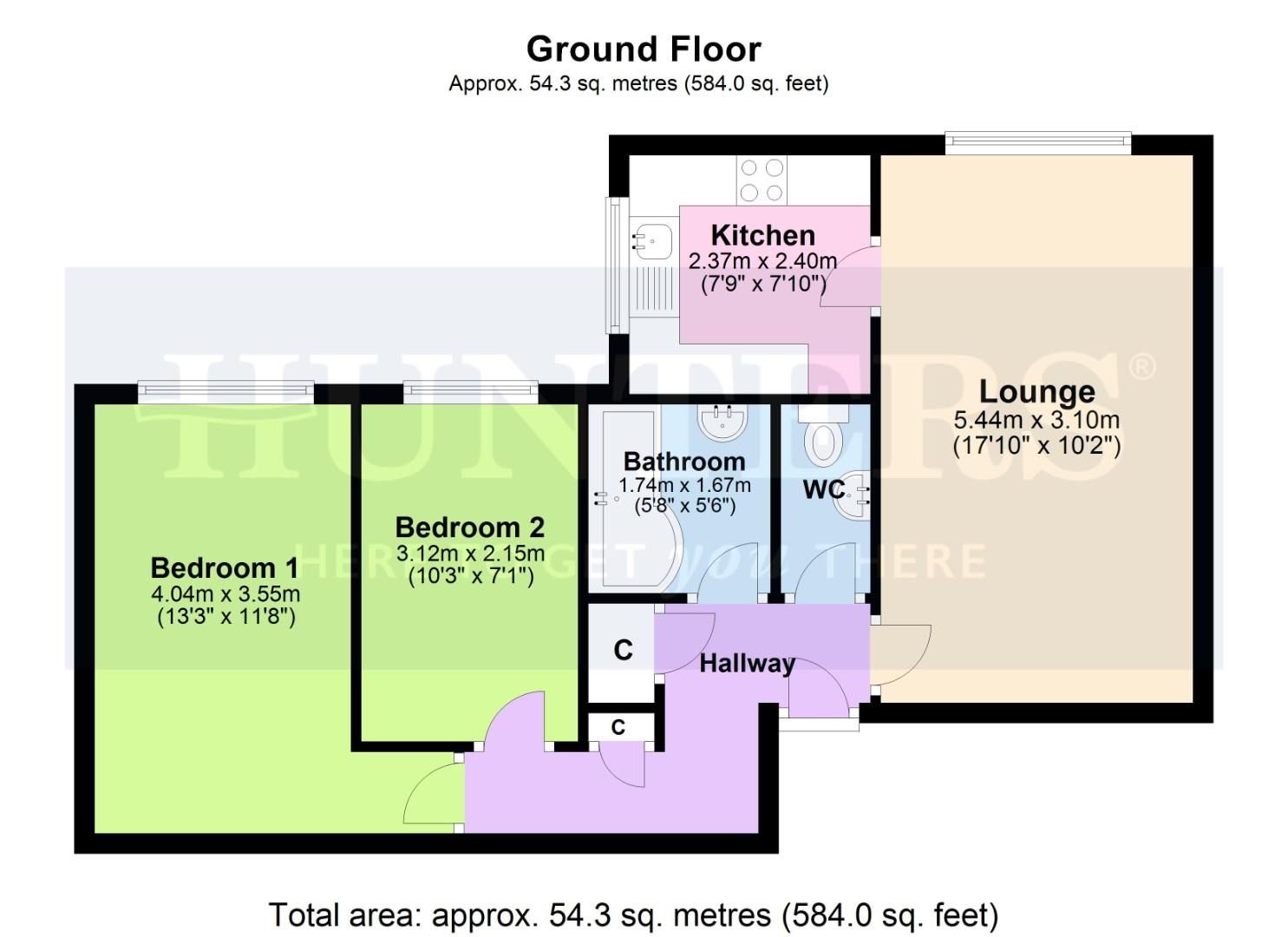 2 bed flat for sale in Fox Hollow Drive, Bexleyheath DA7 Zoopla