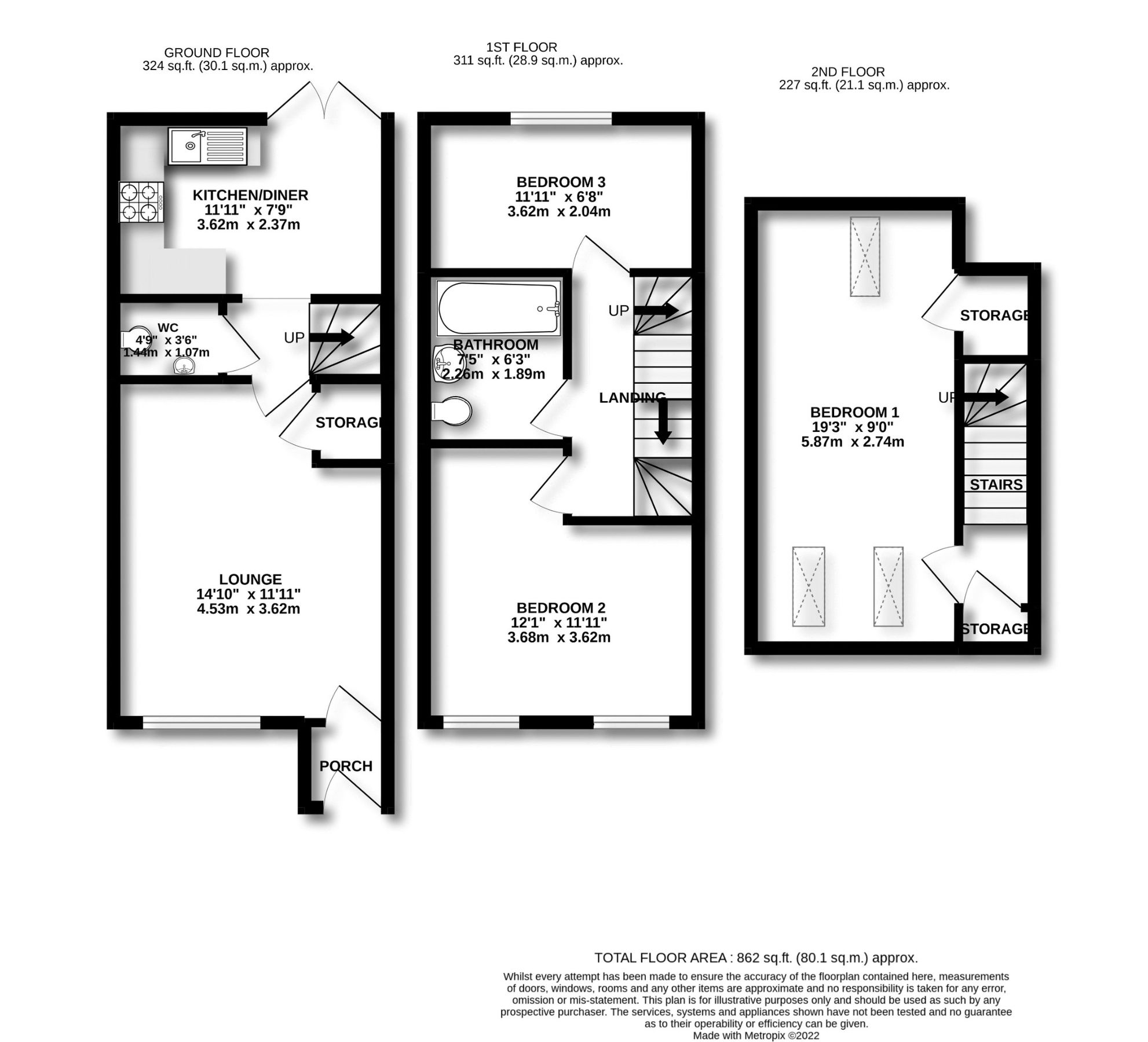 3 bed end terrace house for sale in Hartley Green Gardens, Billinge