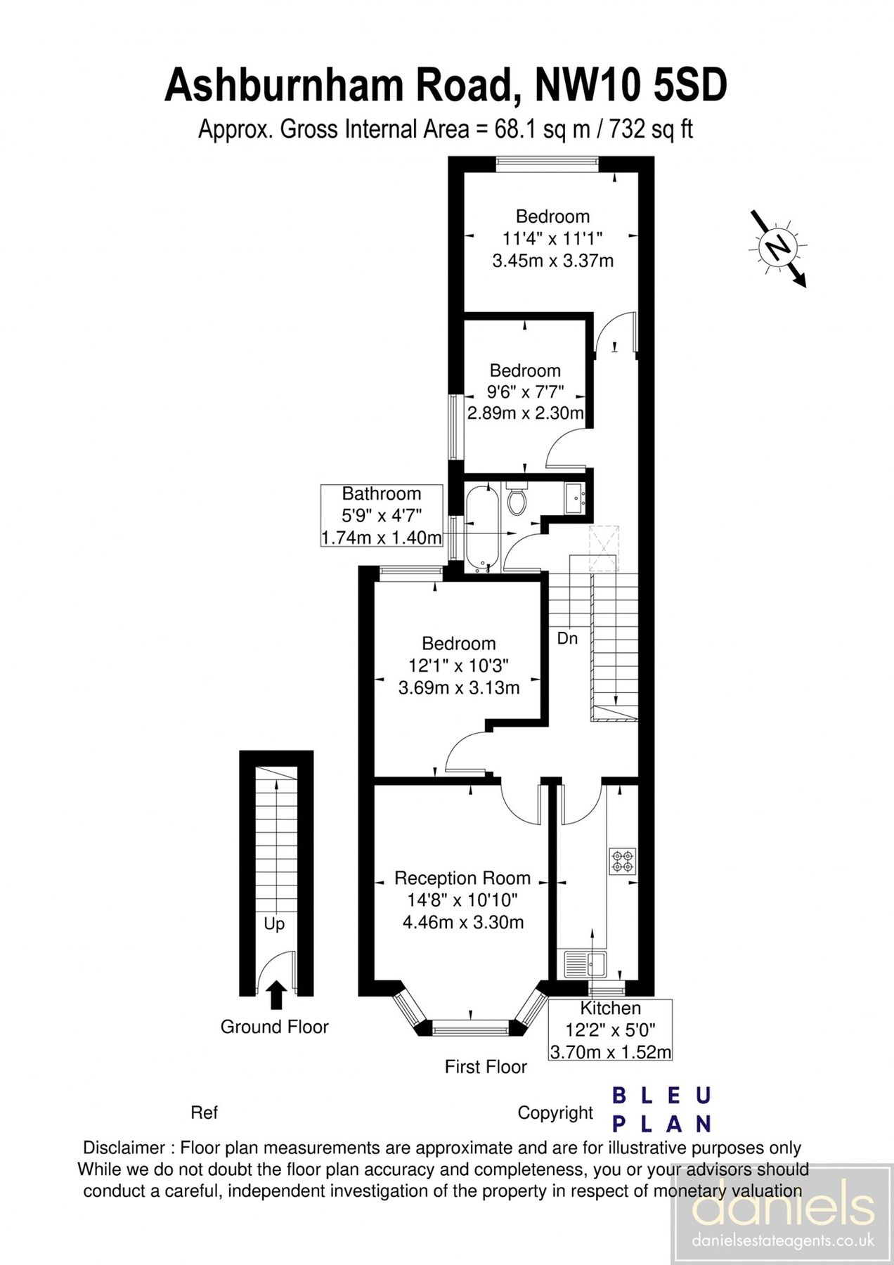 3 bed property for sale in Ashburnham Road, Kensal Rise NW10 Zoopla