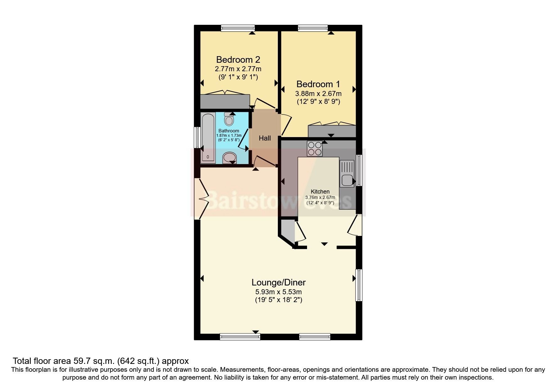 2 bed property for sale in St. Peters Avenue, Berrys Green Road, Berrys Green, Westerham TN16