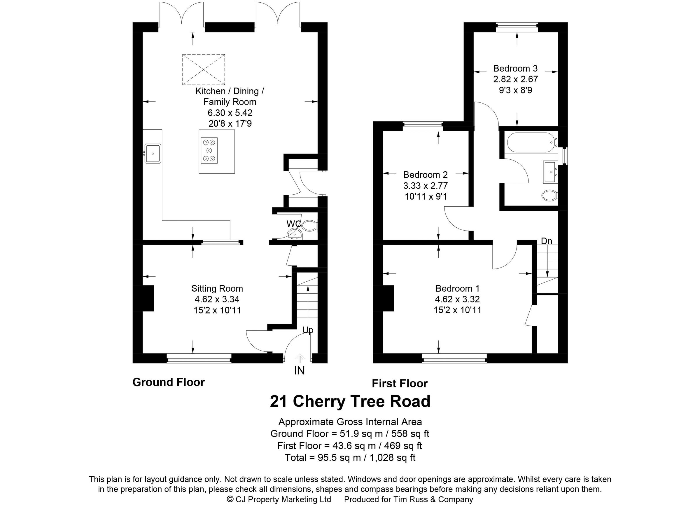 3 bed semidetached house for sale in Cherry Tree Road, Beaconsfield