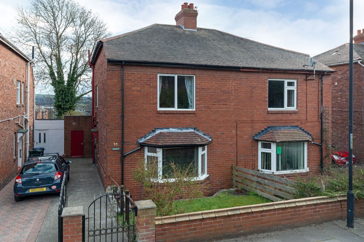 3 bed semidetached house for sale in Clifton Road, Newcastle Upon Tyne